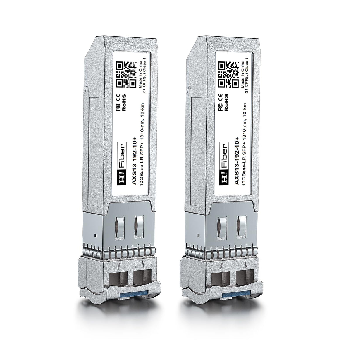 2Pcs 10G Single Mode Sfp+ Lc Module, 10Gbase Lr Fiber Transceiver For Ubiquiti Uf Sm 10G, Unifi, Mikrotik, Netgear, D Link, Tp L