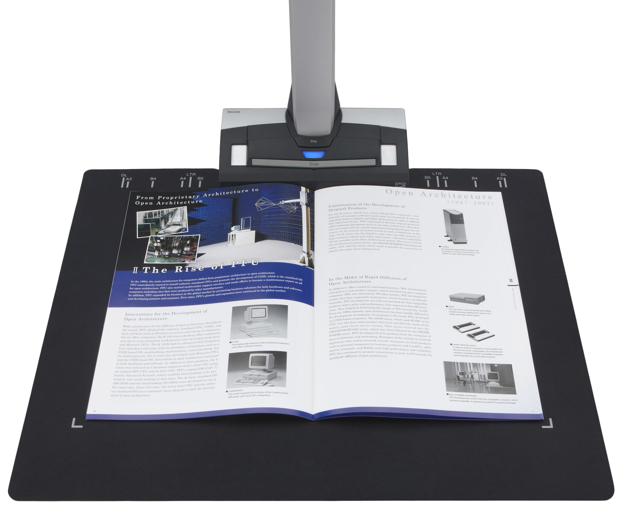 Scansnap Sv600 Overhead Book And Document Scanner, Black