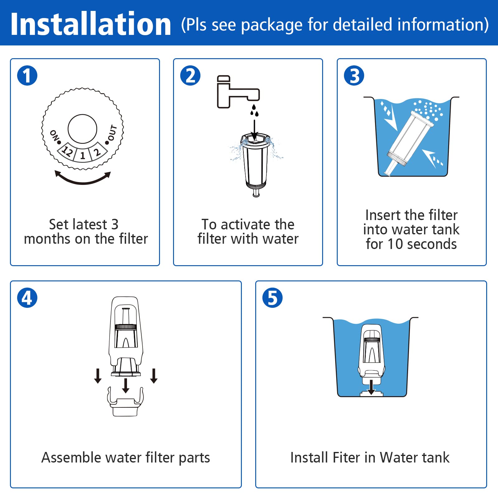 4 Pack Breville Water Filters, Compatible With Breville Bes880 Barista Touch, Bes990 Bes980 Oracle Touch And Bes878 Bes920 Bambi