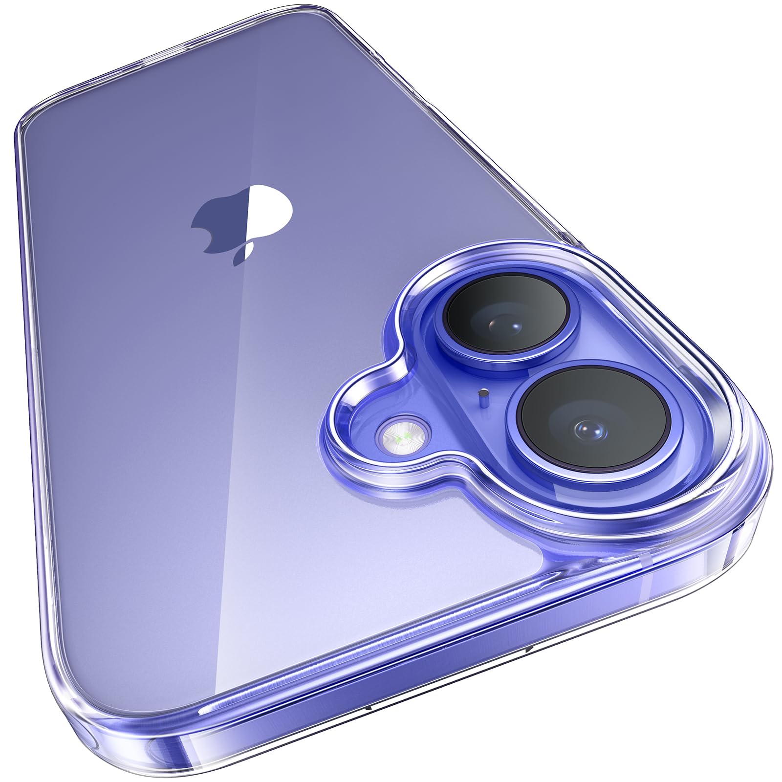 Torras Clear Case For Iphone 16 Case, [Ultra Thin] [Anti Yellowing] [Military Drop Protective] Slim Soft Silicone Tpu Cover For