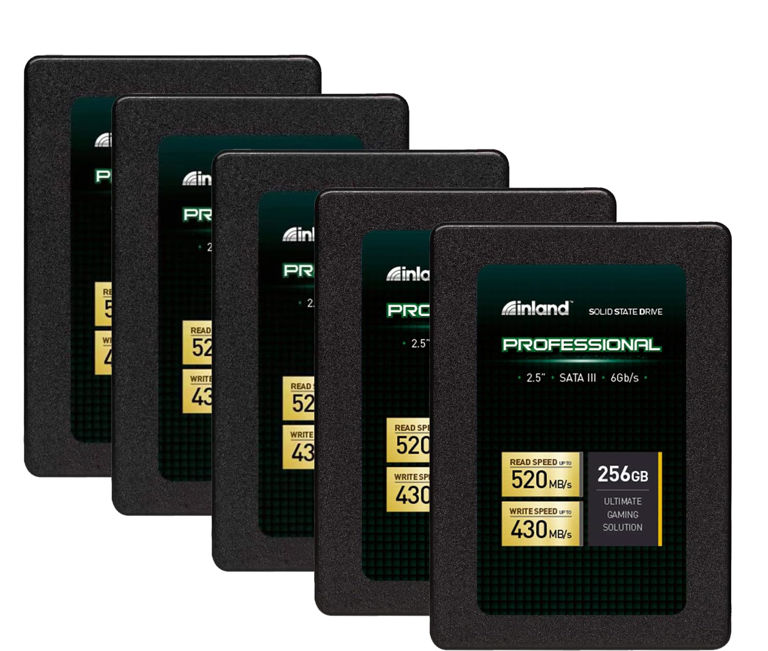 Inland Professional 256Gb Ssd 3D Tlc Nand Sata Iii 6Gb/S 2.5'' Sata Internal Solid State Drive, Upgrade Laptop Pc And Desktops (