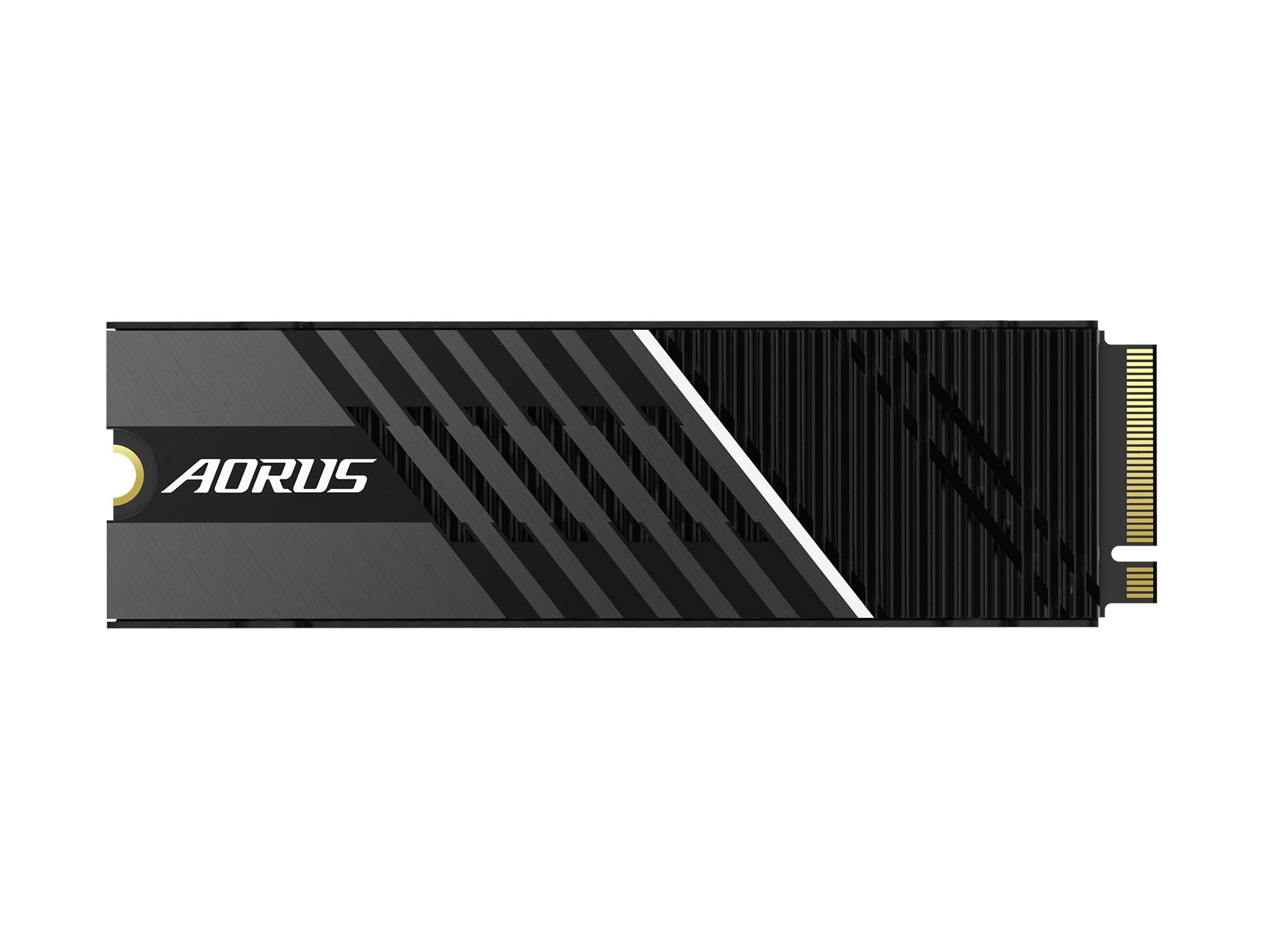 Gigabyte Aorus Gen4 7000S Ssd 1Tb Pcie 4.0 Nvme M.2, Nanocarbon Coated Aluminum Heatsink, 3D Tlc Nand, Ssd Gp-Ag70S1Tb