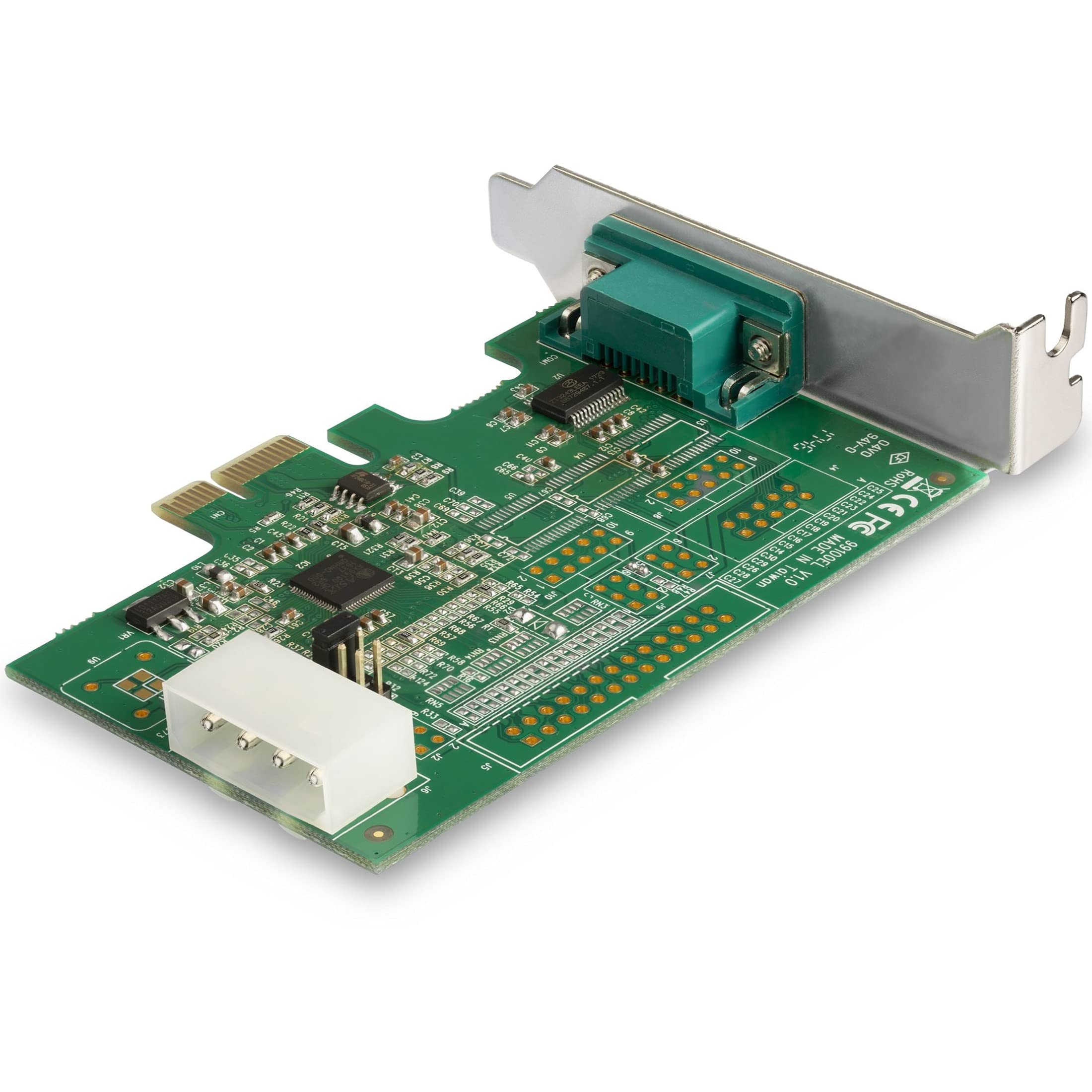 Startech.Com 1 Port Pci Express Rs232 Serial Adapter Card   Pcie Rs232 Serial Host Controller Card   Pcie To Serial Db9   16950