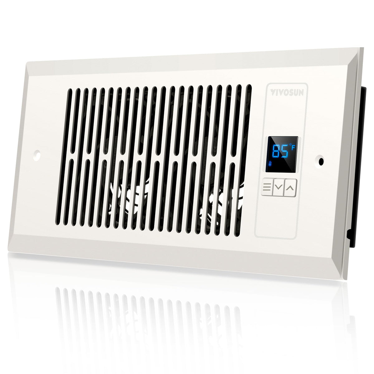 Vivosun Quiet Register Booster Fan 4     10   , Smart Register Vent With Intelligent Thermostat Control, Cooling Heating Ac Vent