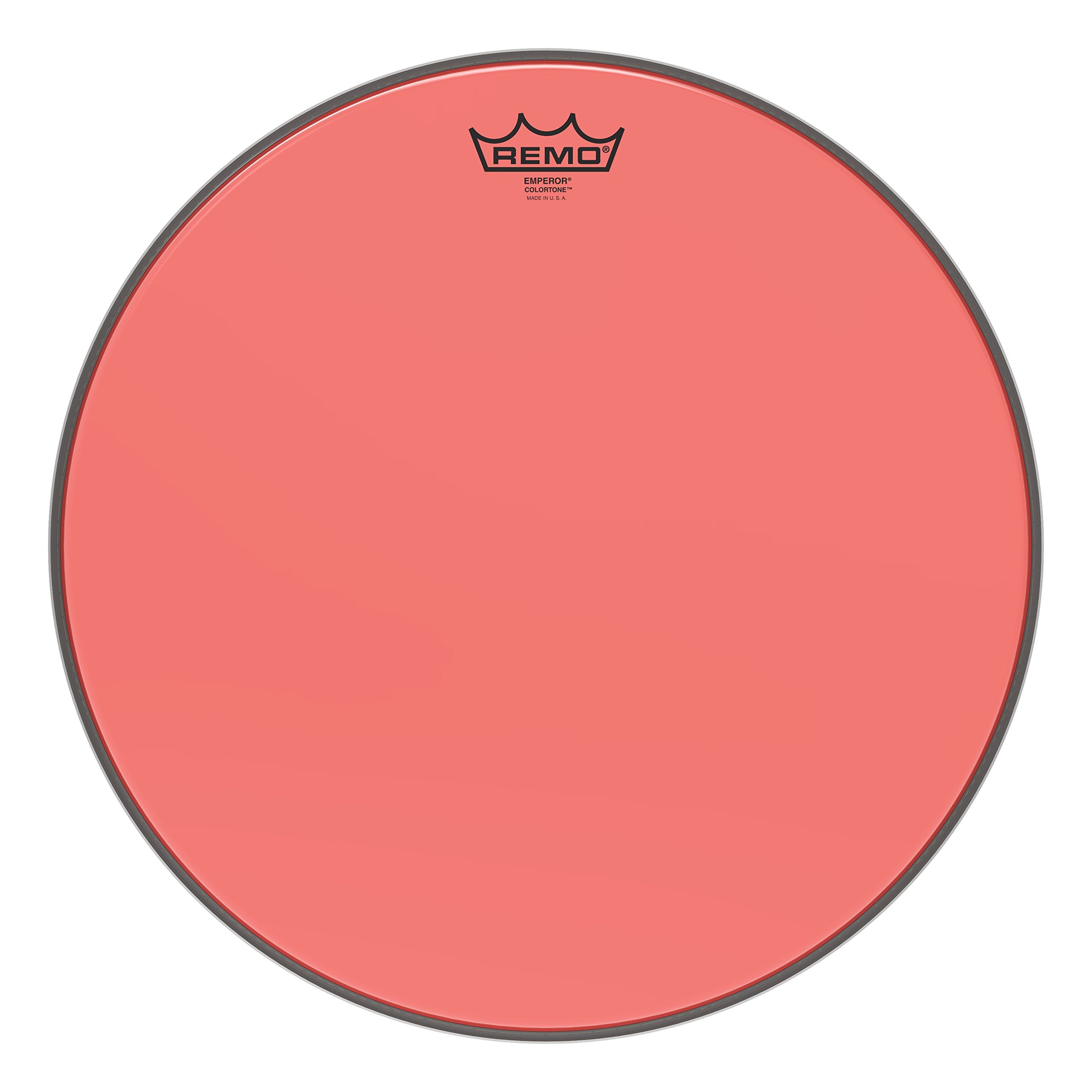 Remo Emperor Colortone Red Drumhead, 16''