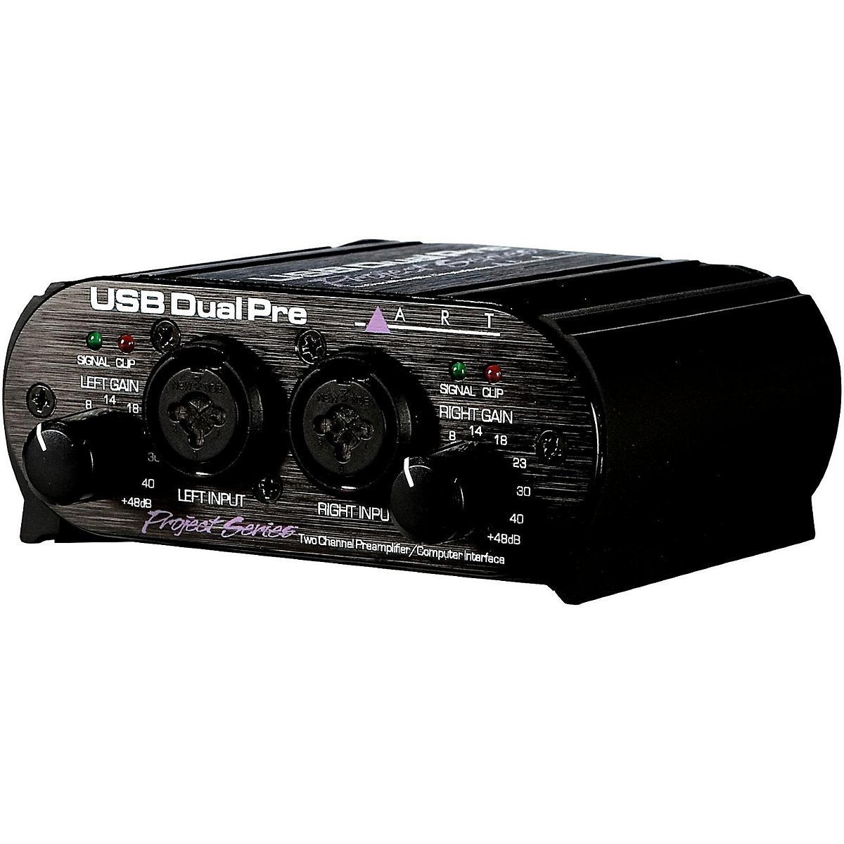 Art Usb Dual Pre Two Channel Preamplifier/Computer Interface (Usbdualpreps),Black