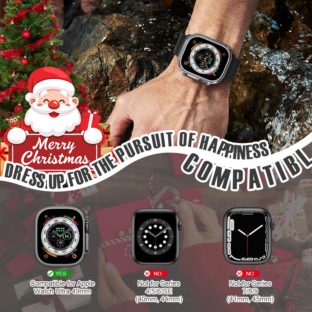 Top4Cus 49Mm Cover Environmental Soft Flexible Tpu Anti Scratch Lightweight Protective 49Mm Iwatch Case Compatible With Apple Wa