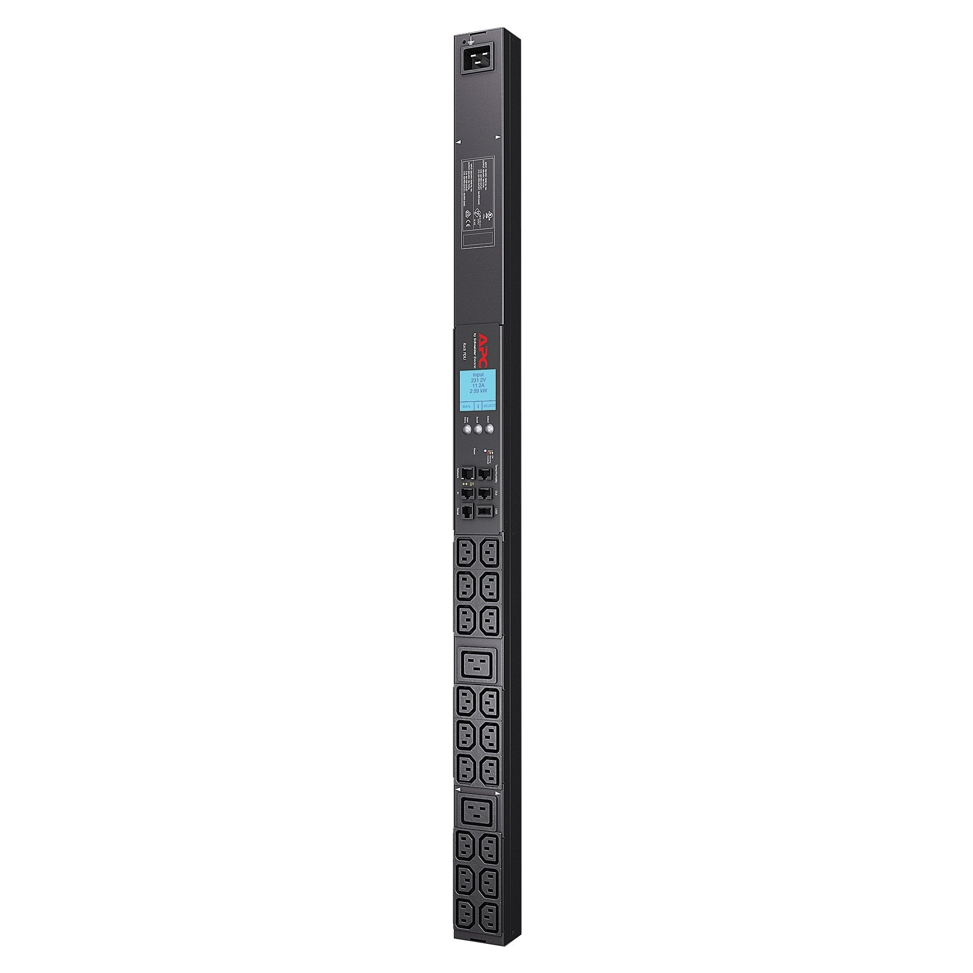 Rack Pdu 2G Metered Zerou 20A 208V (18) C13 & (2) C19 L620 Cord