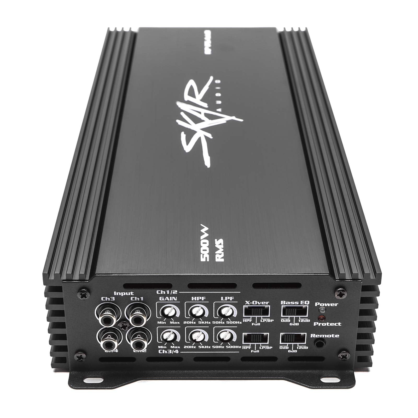 Skar Audio RP-75.4AB 500 Watt Class A/B 4 Channel Car Amplifier - High Power, Compact Design