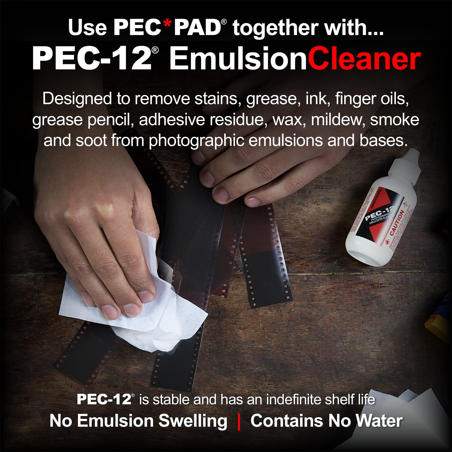Pec Pad Lint Free Wipes 4   X4    Non Abrasive Ultra Soft Cloth For Cleaning Sensitive Surfaces Like Camera, Lens, Filters, Film