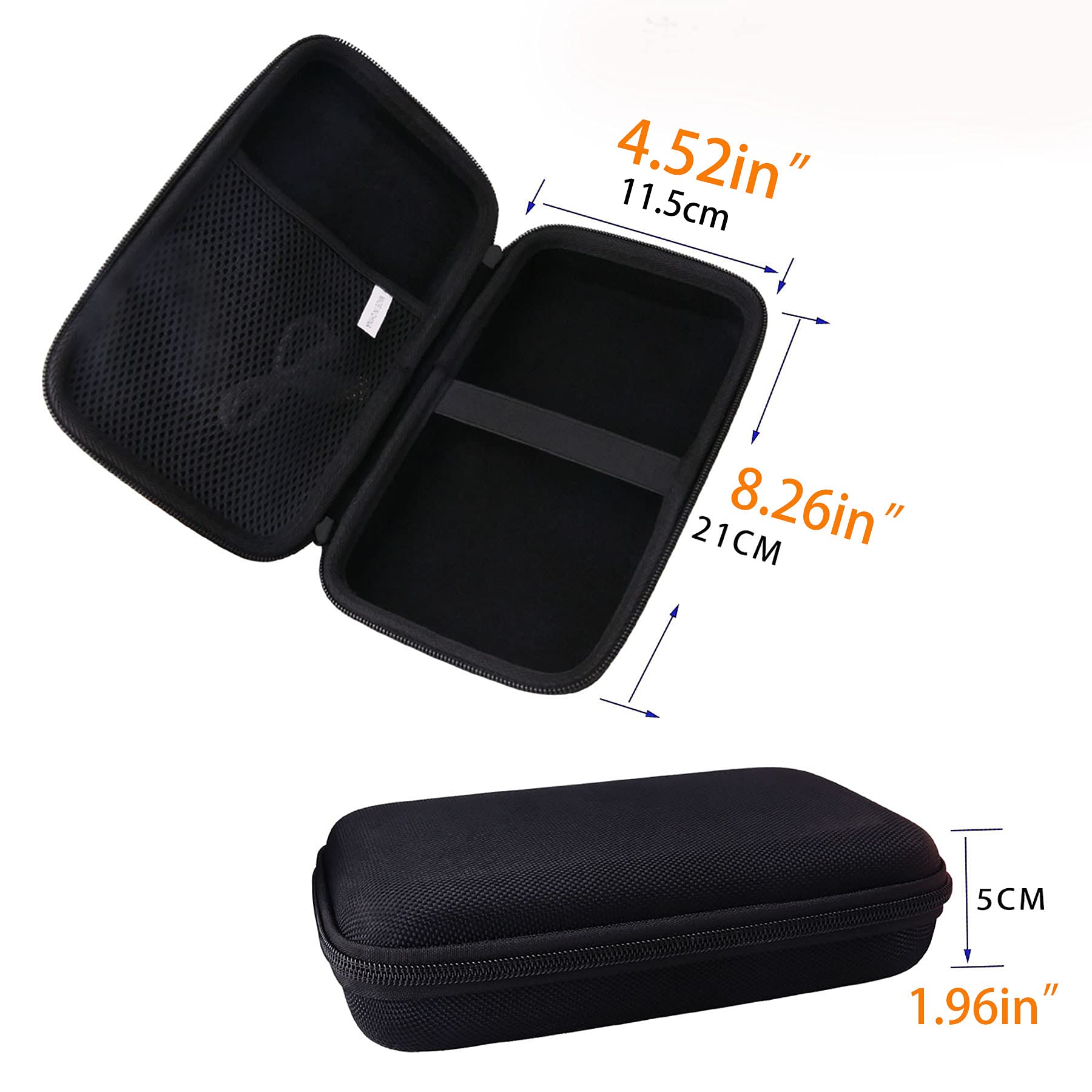 Jinmei Hard Eva Carrying Case Compatible With Shure Sm58 Cn/Pga58 Cardioid Dynamic Vocal Microphone.