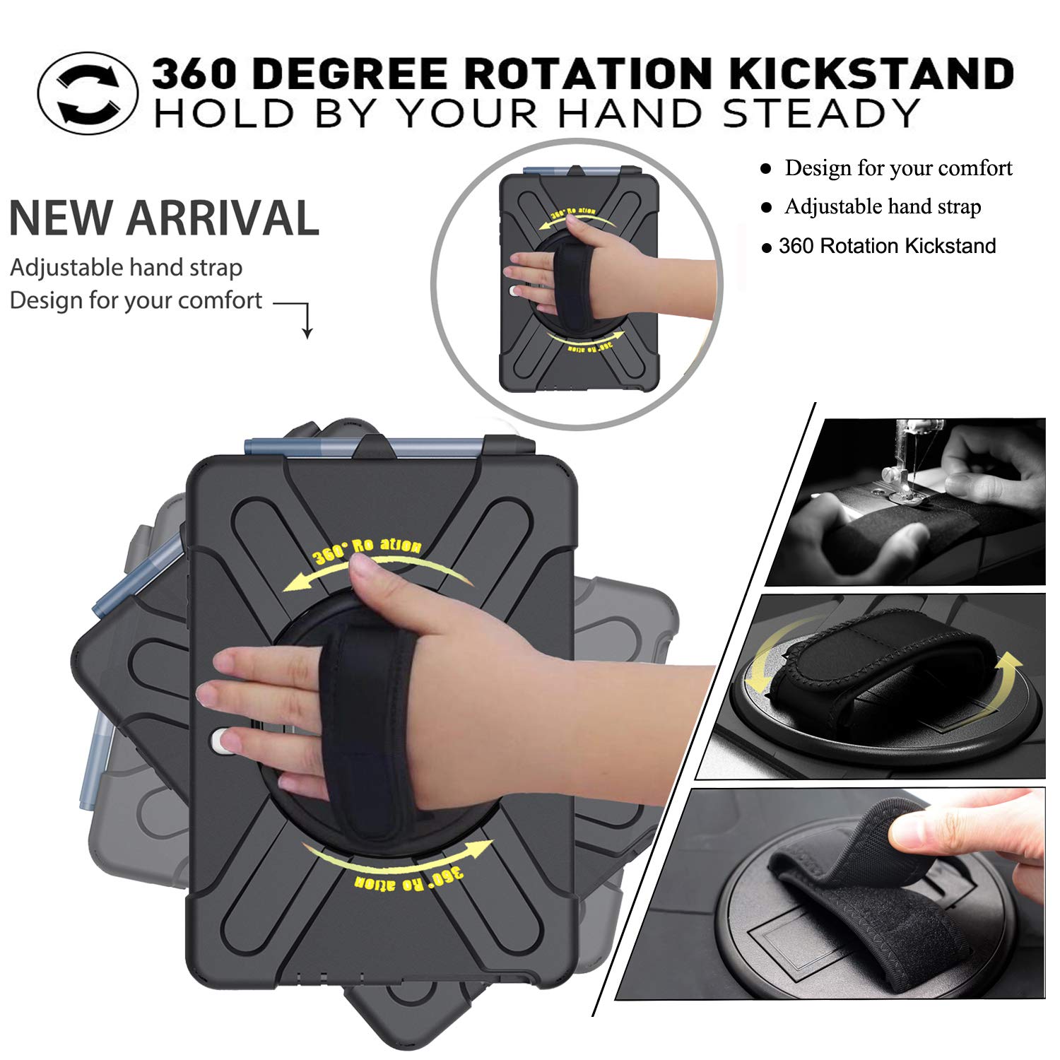 Case For Microsoft Surface Go 4 (2023) 10.5 Inch/Surface Go 3 / Surface Go 2 / Surface Go 10 Inch, Heavy Duty Protective Case, N