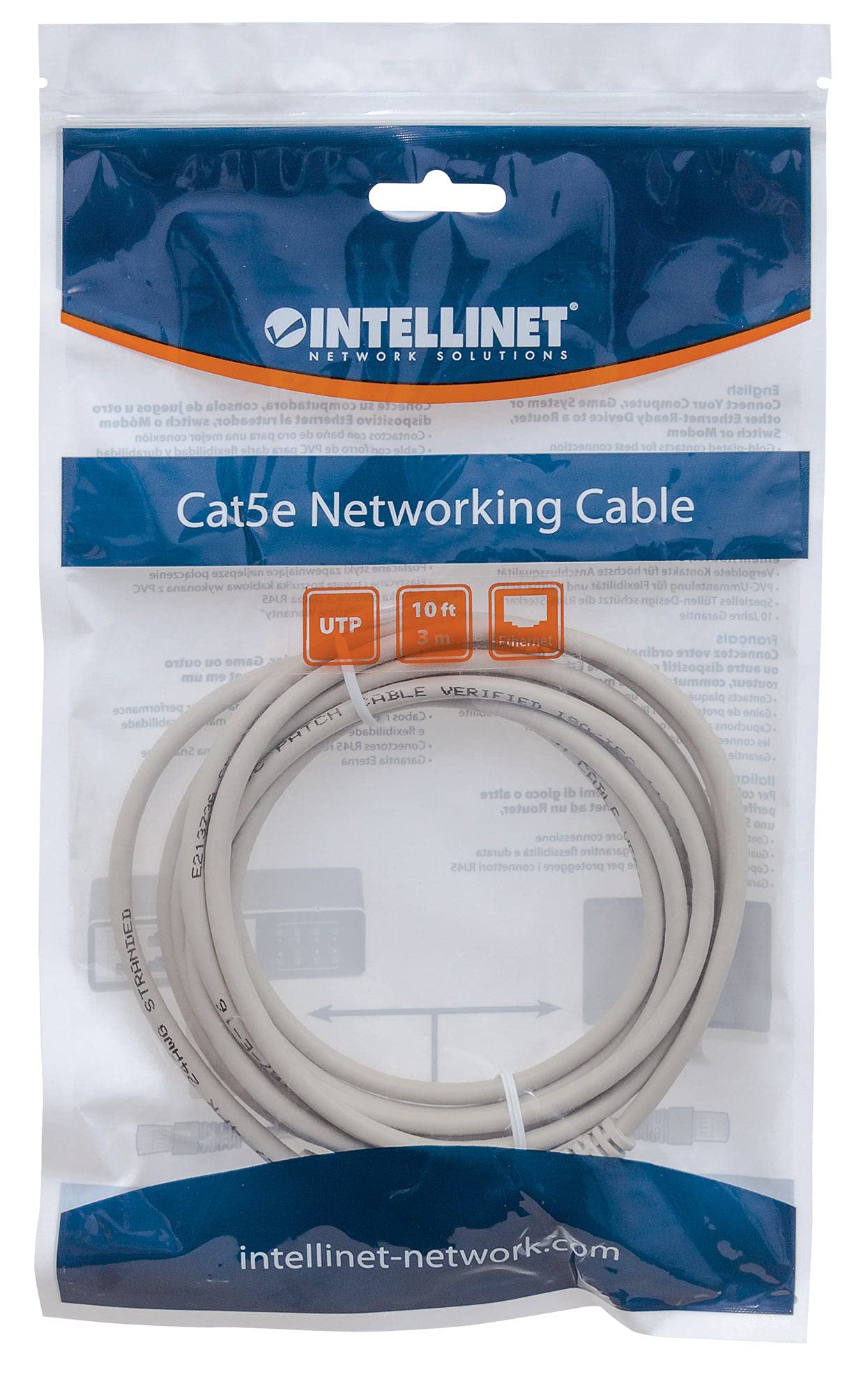 Intellinet Network Cable Cat6, Utp (336765)