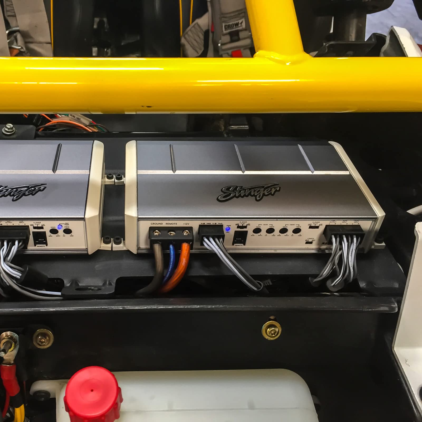 Stinger Spx700X4 Micro 4 Channel 700 Watt Powersports Amplifier For Motorcycles, Atv, Marine And Mobile Applications