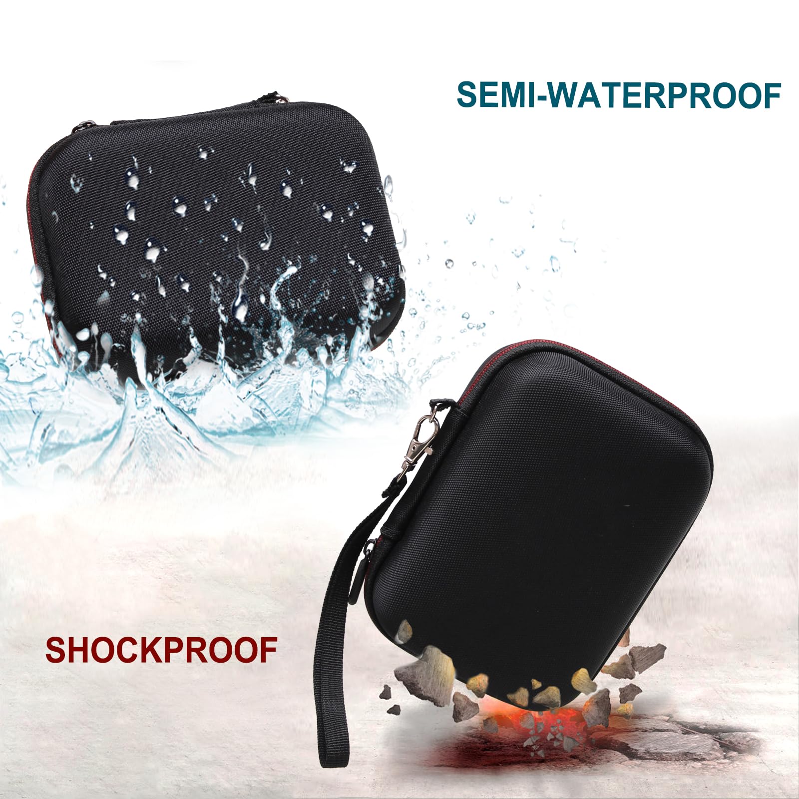 Ltgem Electric Shaver Case Compatible With Flexseries Electric Head Hair Shaver, Bald Head Waterproof Razor Cases Travel Protect