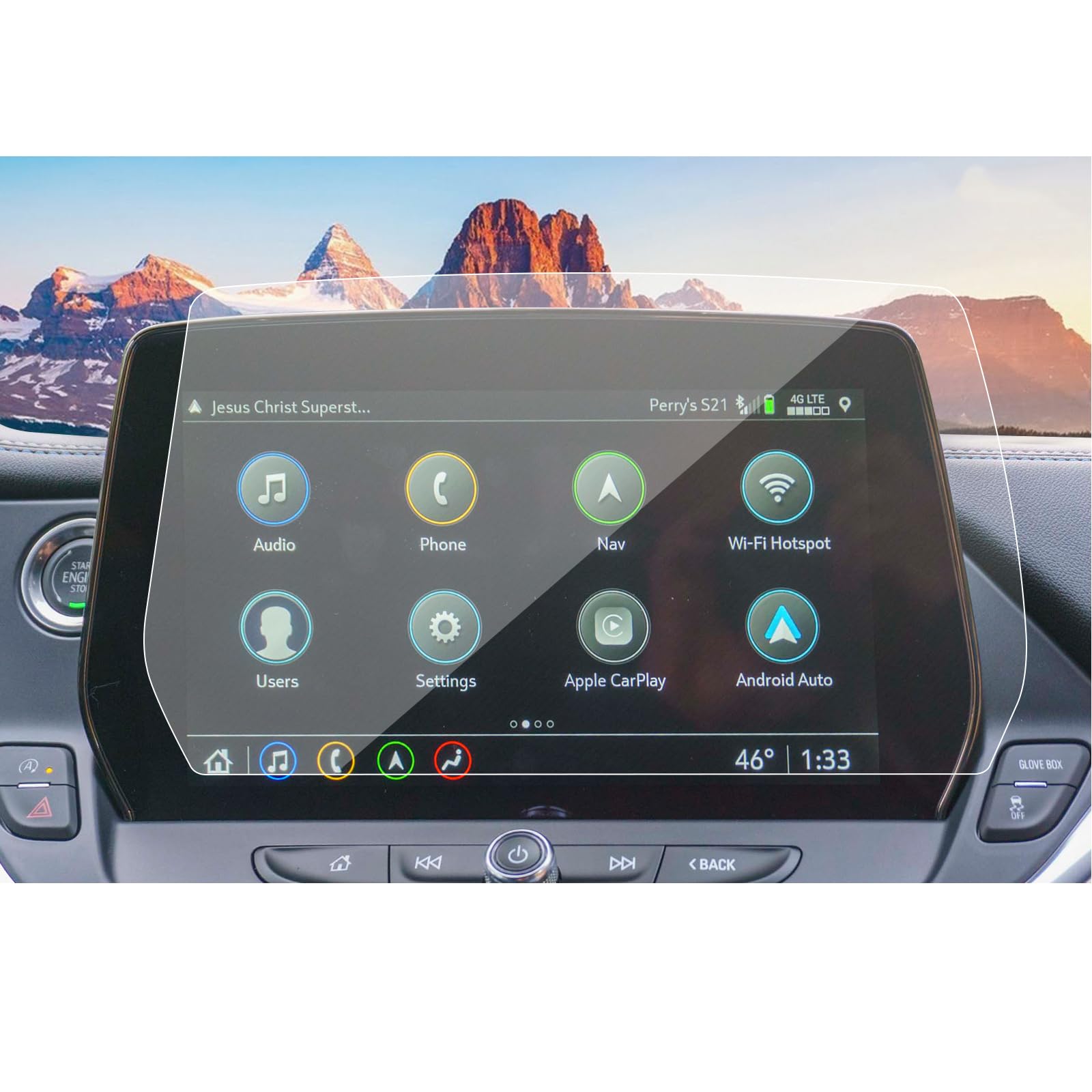 Sxcy Fit For 2023 2024 2025 Chevy Blazer (Gas) Screen Protector 2023 2024 2025 Blazer Tempered Glass Screen Protector 2023 2024 2025 Blazer Accessories