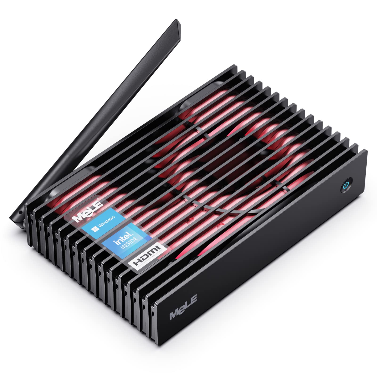 Mele Mini Pc Fanless Pcg35Hd N5105 Windows 11 Pro Micro Computer 8Gb 128Gb Small Desktop Server Three Monitor 4K Wifi6 Gigabit E
