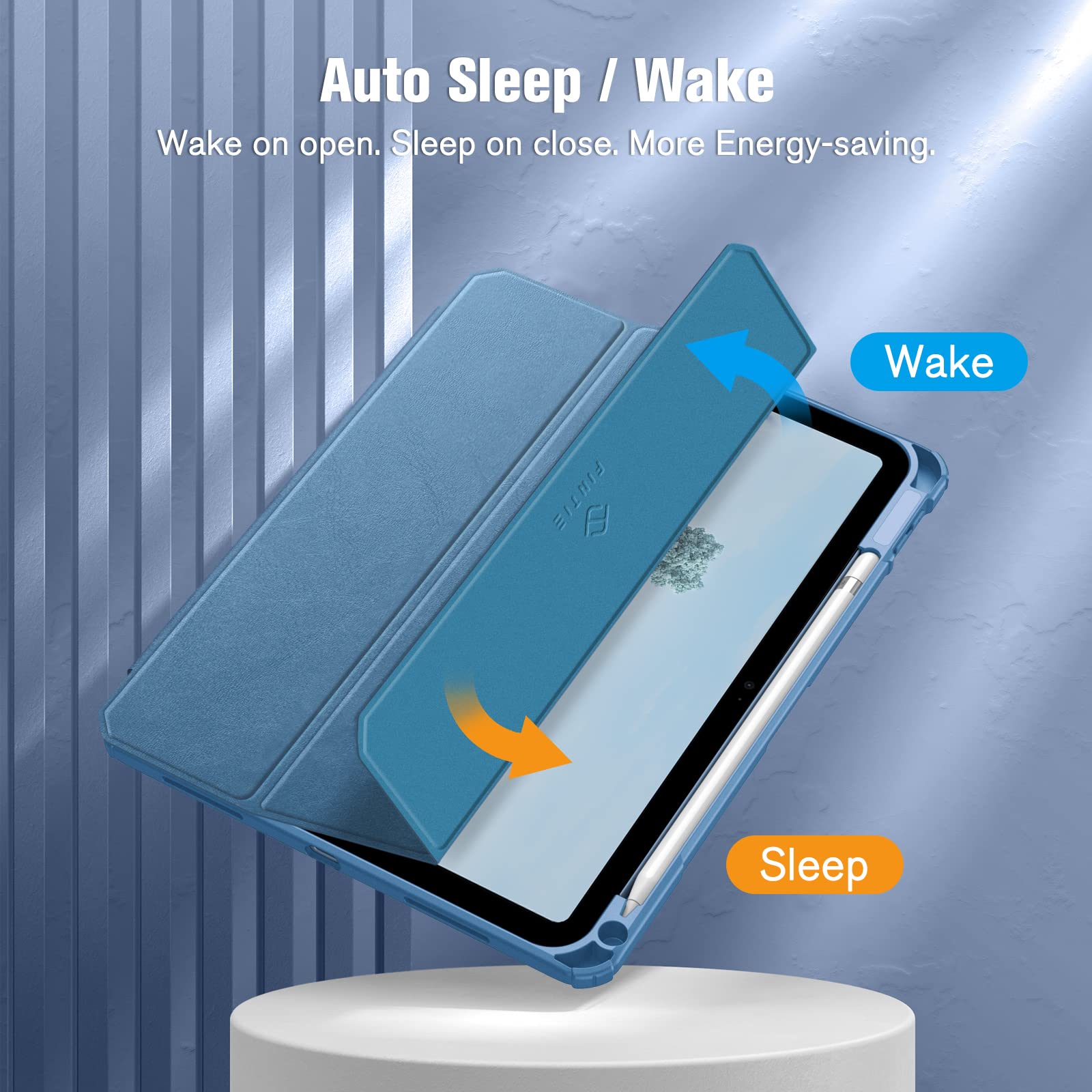 Fintie Hybrid Slim Case For Ipad 10Th Generation 10.9 Inch Tablet (2022 Model) - [Built-In Pencil Holder] Shockproof Cover With