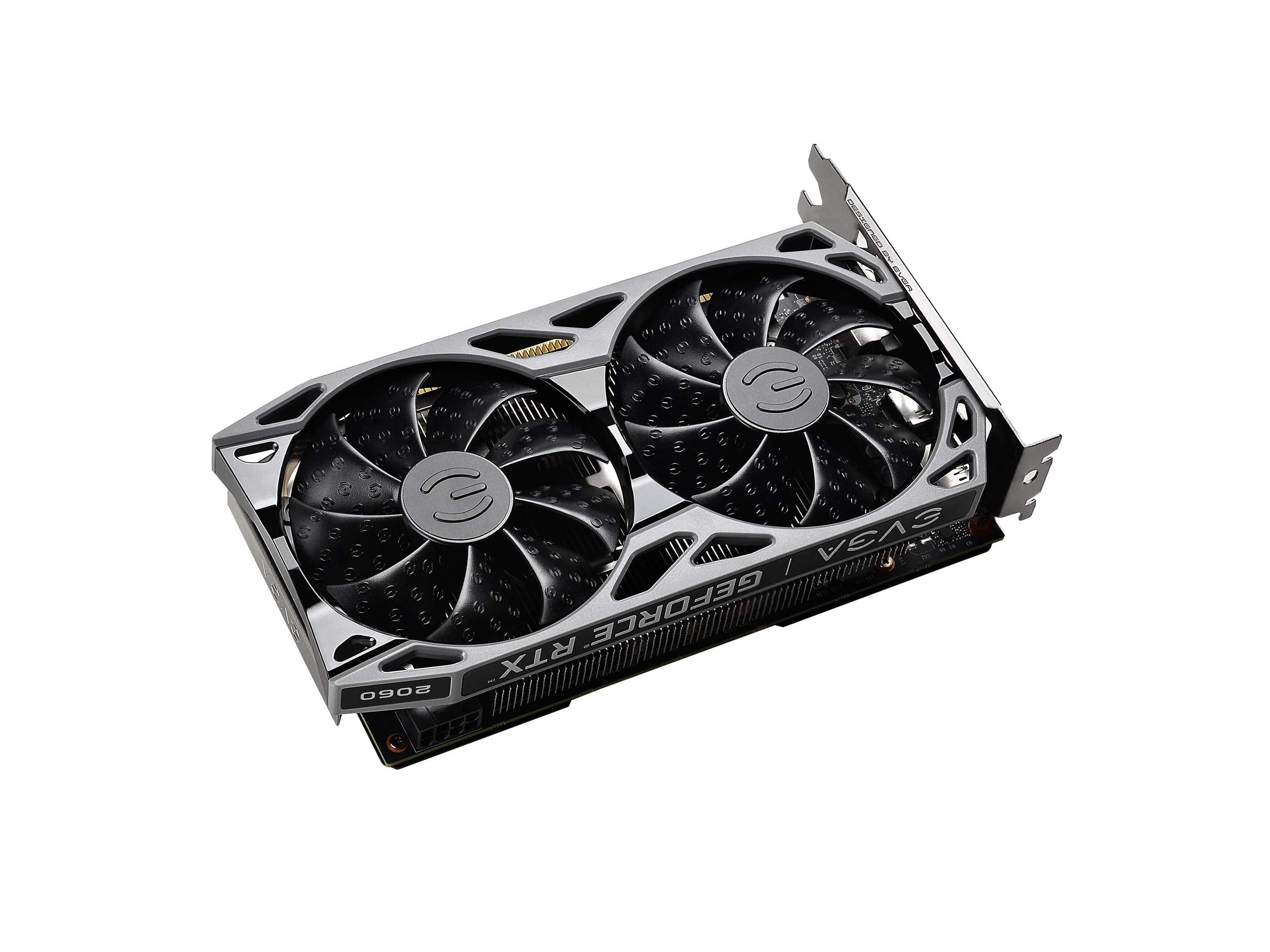 Evga 06G P4 2066 Kr Geforce Rtx 2060 Ko Gaming, 6Gb Gddr6, Dual Fans, Metal Backplate