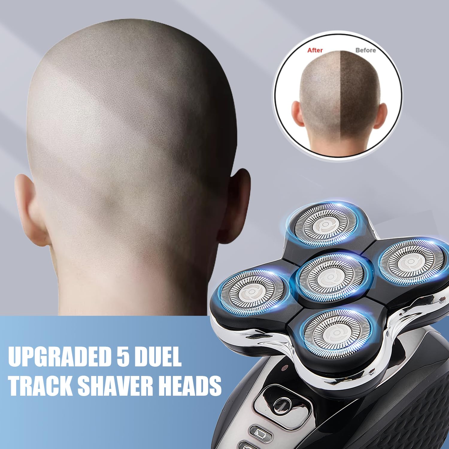 2Pcs Shaver Peplacement Head For Remington Balder Pro Peplacement Head For Model Xr7000 Shaver
