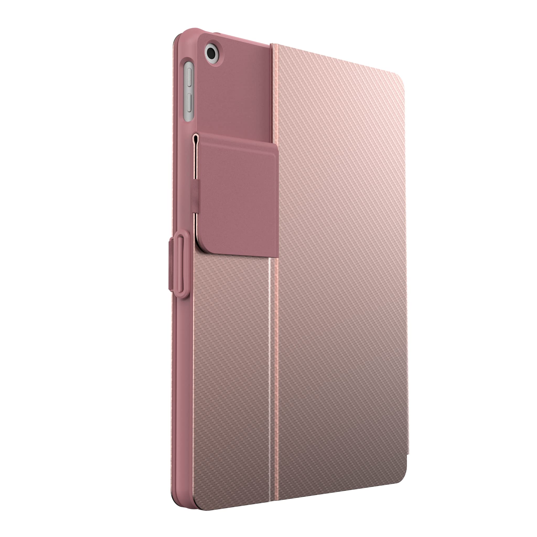 Speck Products Ipad 10.2 Stylefolio With Microban (Metal Gold Rose/Lipstick Pink)