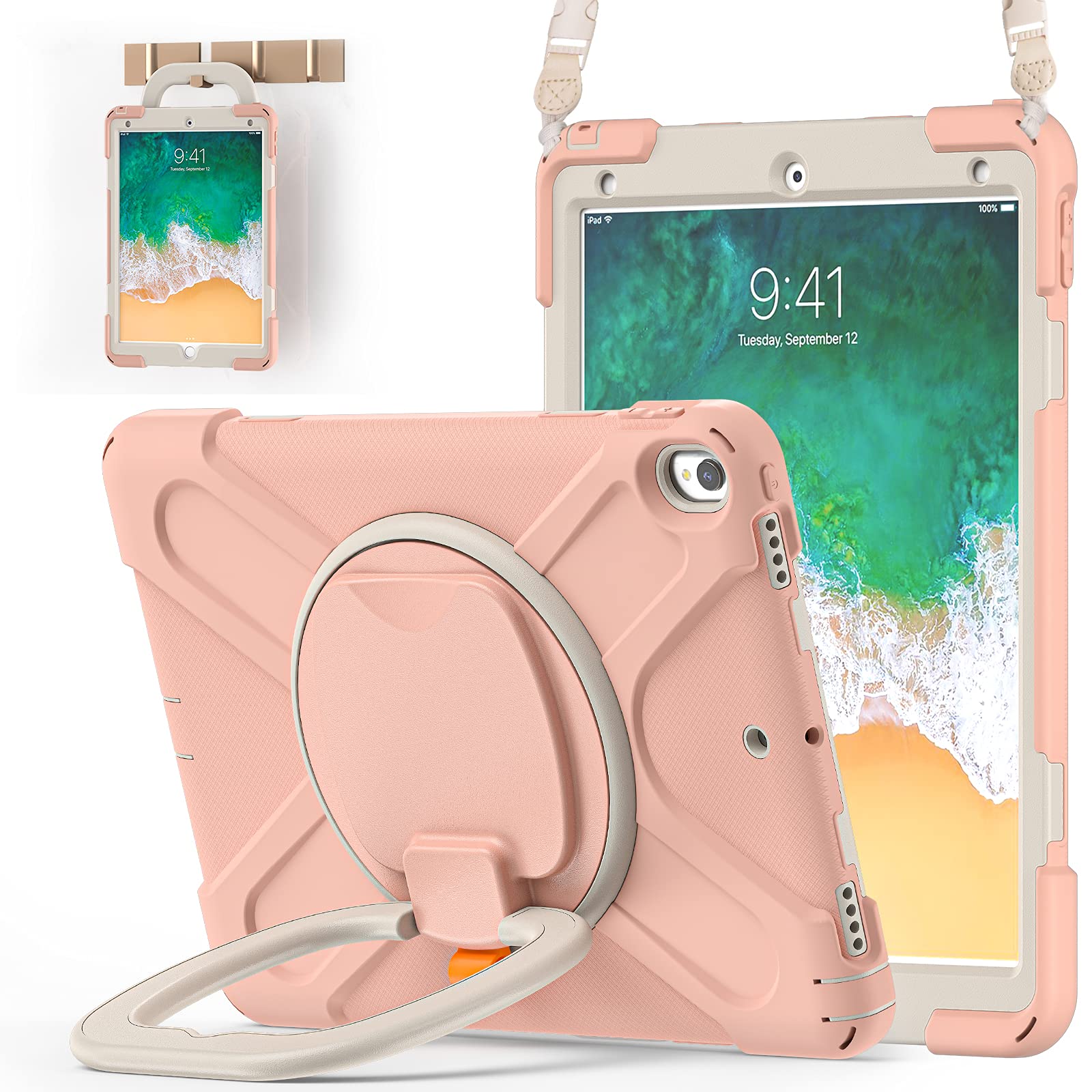 BATYUE 10.5 inch Case for ipad pro 2017 released/ipad Air 3rd Generation 2019 released;Rugged Heavy Duty Protective Cover with P