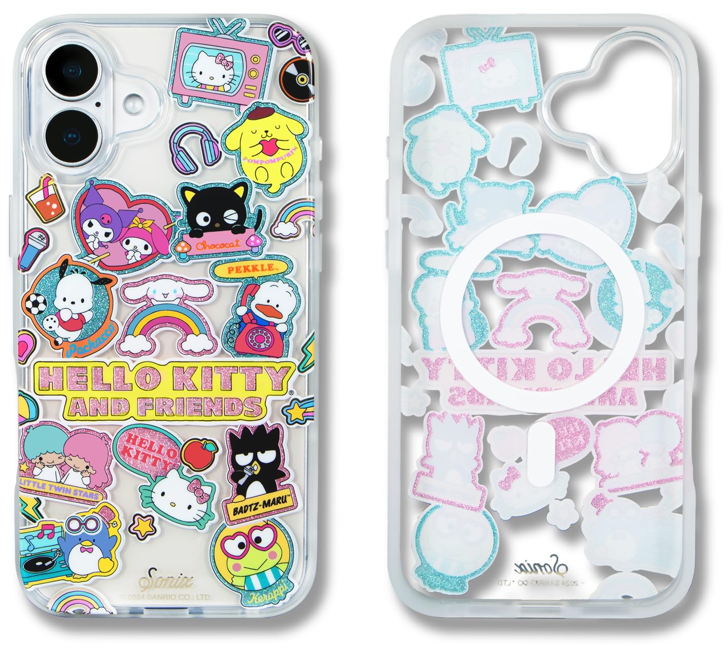 Sonix X Sanrio Case For Iphone 16 Plus | Compatible With Magsafe | 10Ft Drop Tested | Hello Kitty And Friends Stickers
