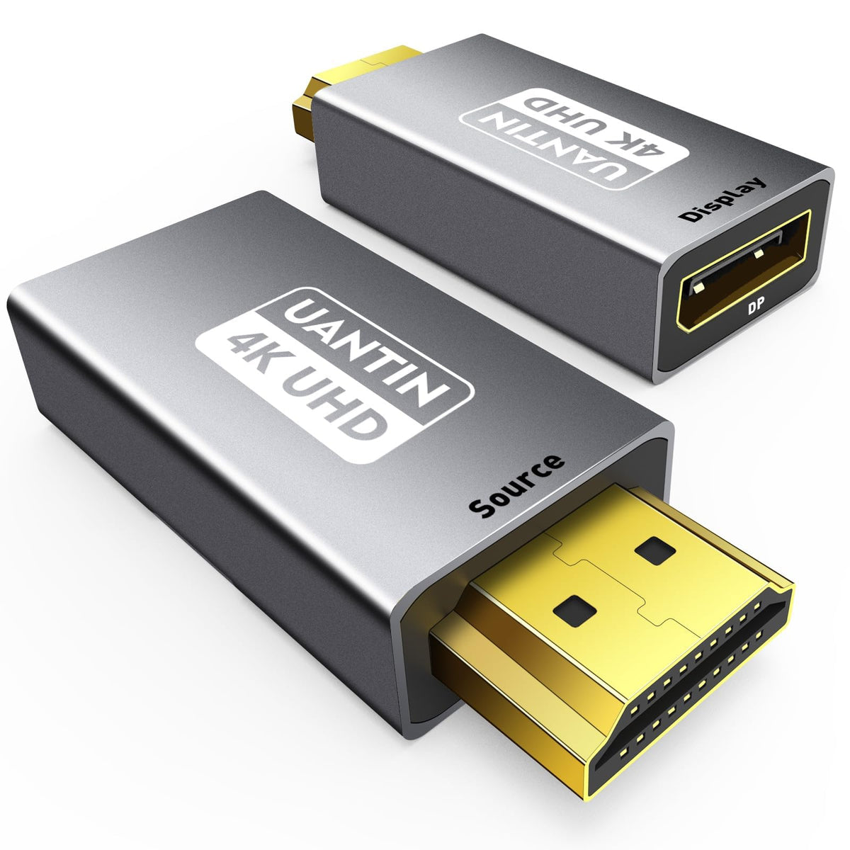 Hdmi To Displayport Adapter (4K 60Hz,1080P 120Hz) Uni Directional Hdmi Male To Dp Female Converter For Monitor Compatible With G