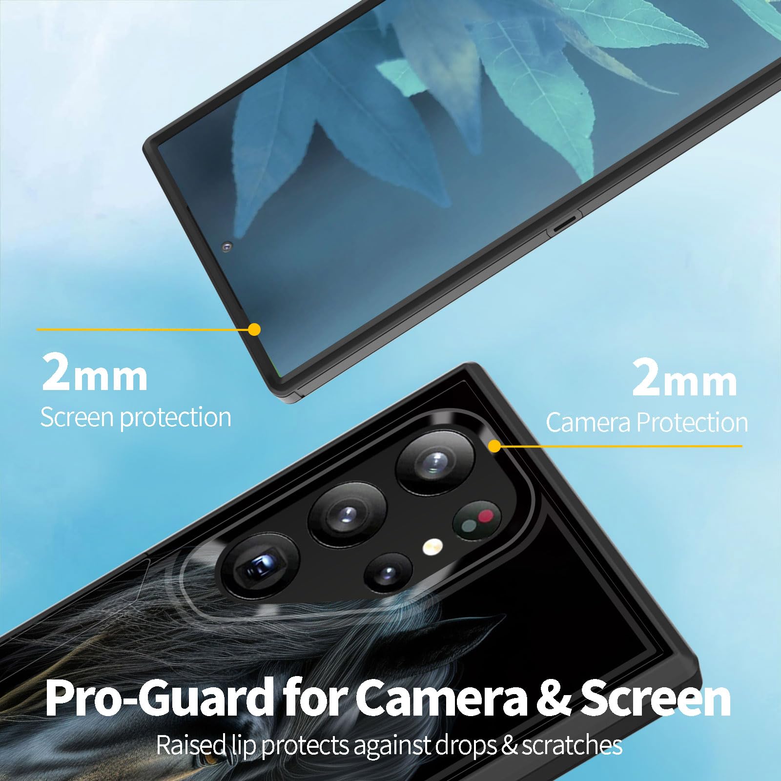 Bfukvou For Galaxy S25 Ultra Case, Dust-Proof Port Cover, Full Body Silicone Rubber Covered, Non-Slip Drop-Proof Phone Case For