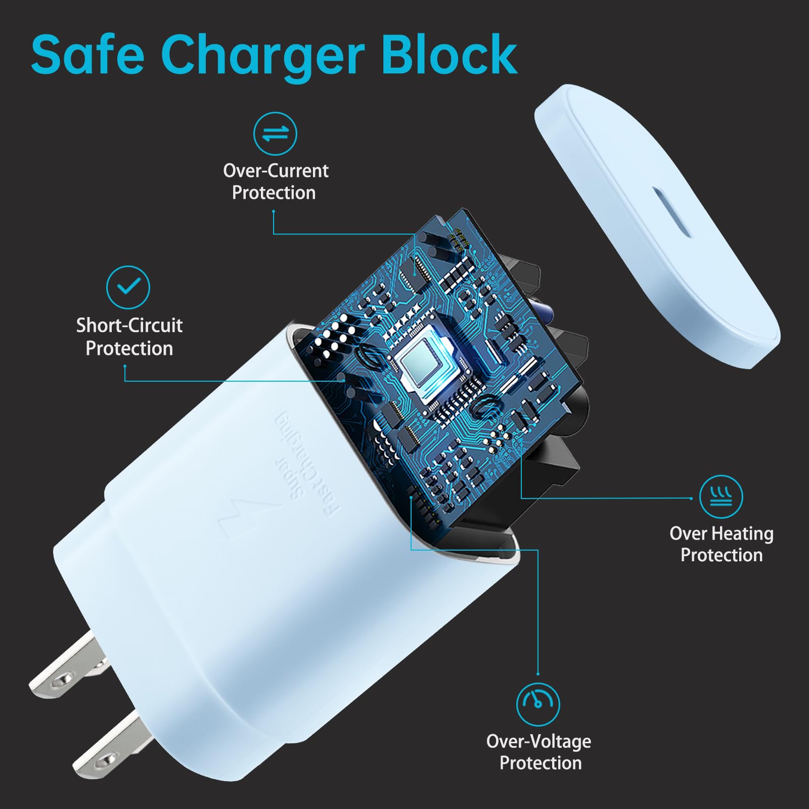 Phone 16 15 Charger Fast Charging, 30W Usb C Phone 16 15 Pro Max Charger Block With 10Ft Long C Chargers Cord Cable For Phone 16