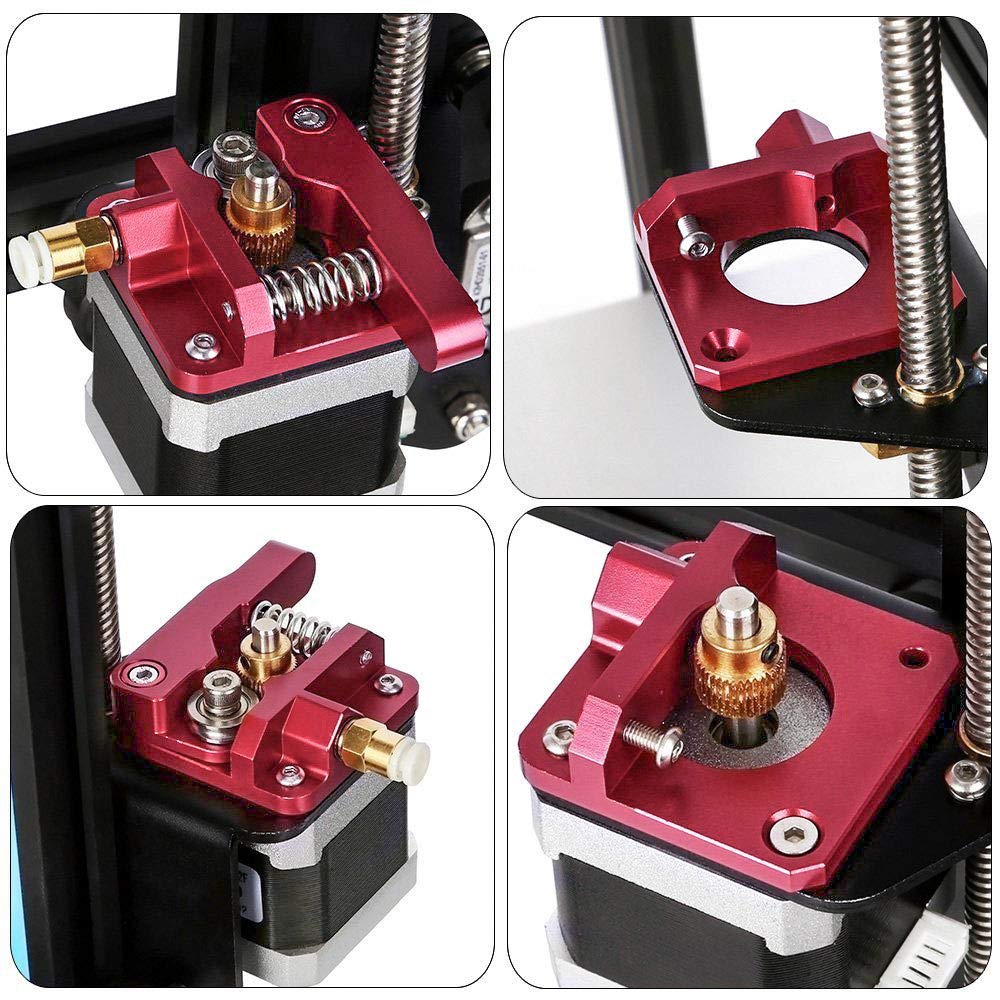 Aokin Upgraded Aluminum Mk8 Extruder Drive Feed 3D Printer Extruders For Creality Ender 3/3 Pro/3 V2, Ender 5/5 Pro/5 Plus, Cr 1