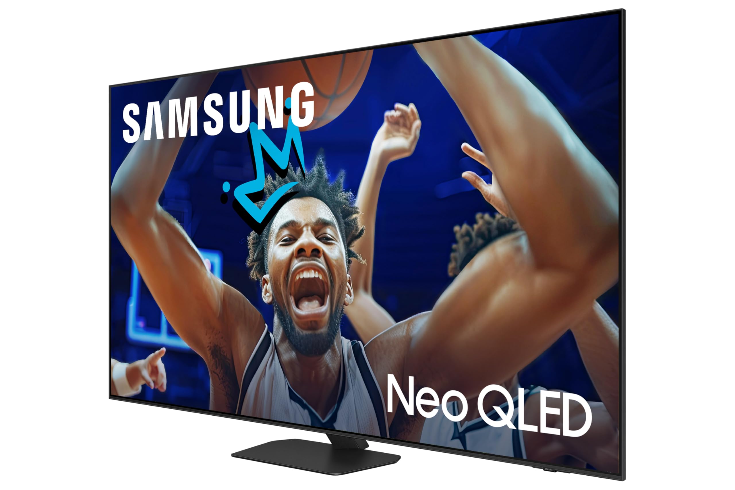 Samsung Qn75Qn90Dafxza 75 Inch Neo Qled Tv With 4K Ai Upscaling And An Austere 7S-8Khd2-2.5M Vii Series 2.5M Premium Braided 8K