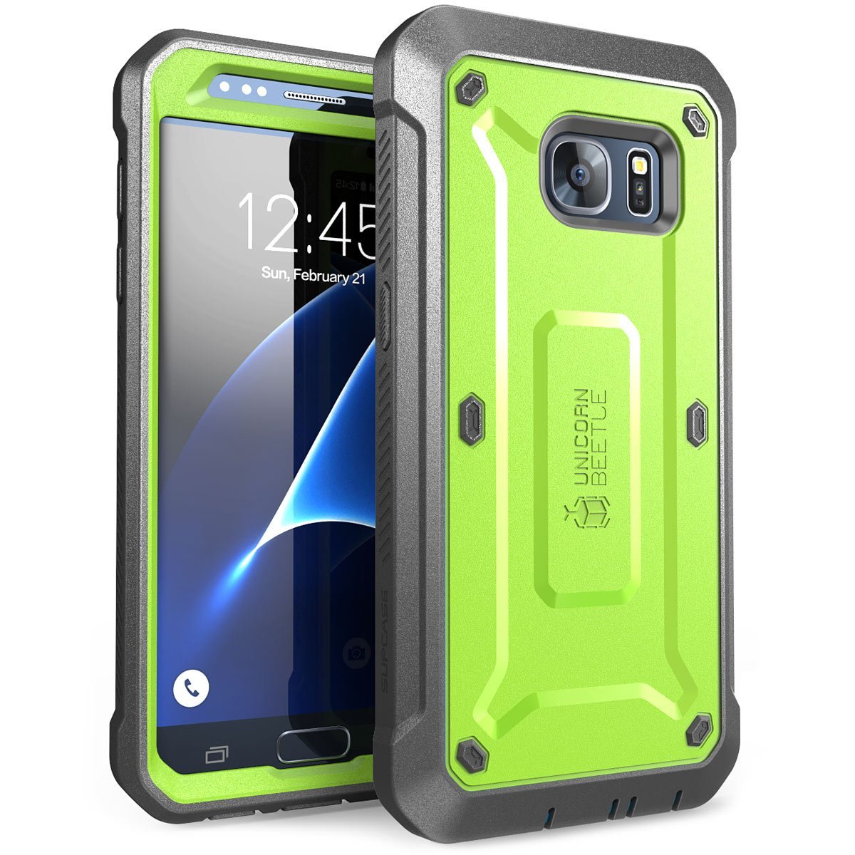 Supcase Unicorn Beetle Pro Series Case Designed For Galaxy S7, With Built In Screen Protector Full Body Rugged Holster Case For