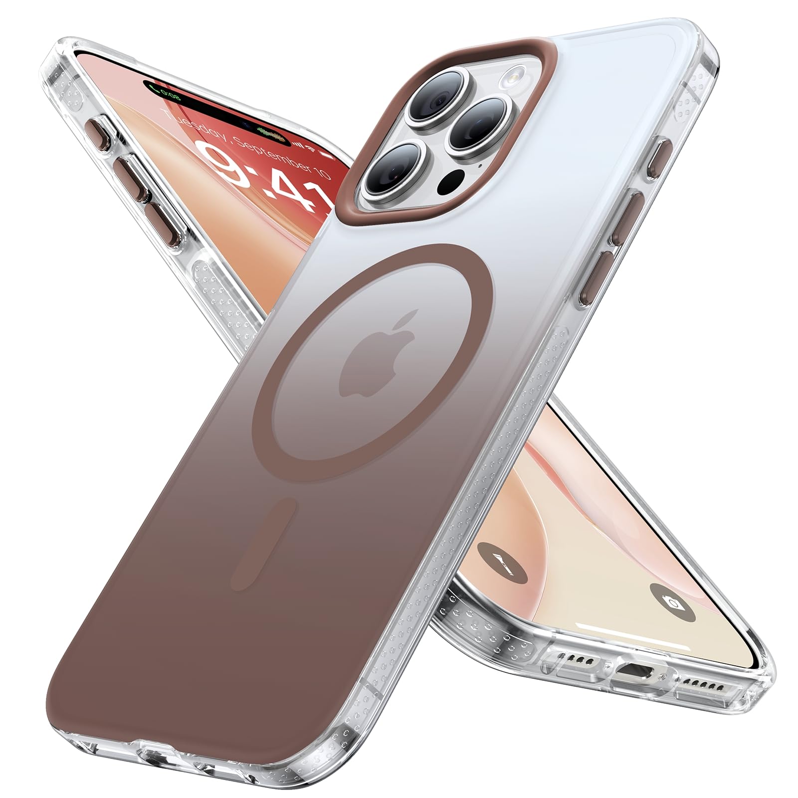 Shiiuou Strong Magnetic For Iphone 16 Pro Case, Skin Friendly [Compatible With Magsafe] [Military Grade Test Protection]Never Ye