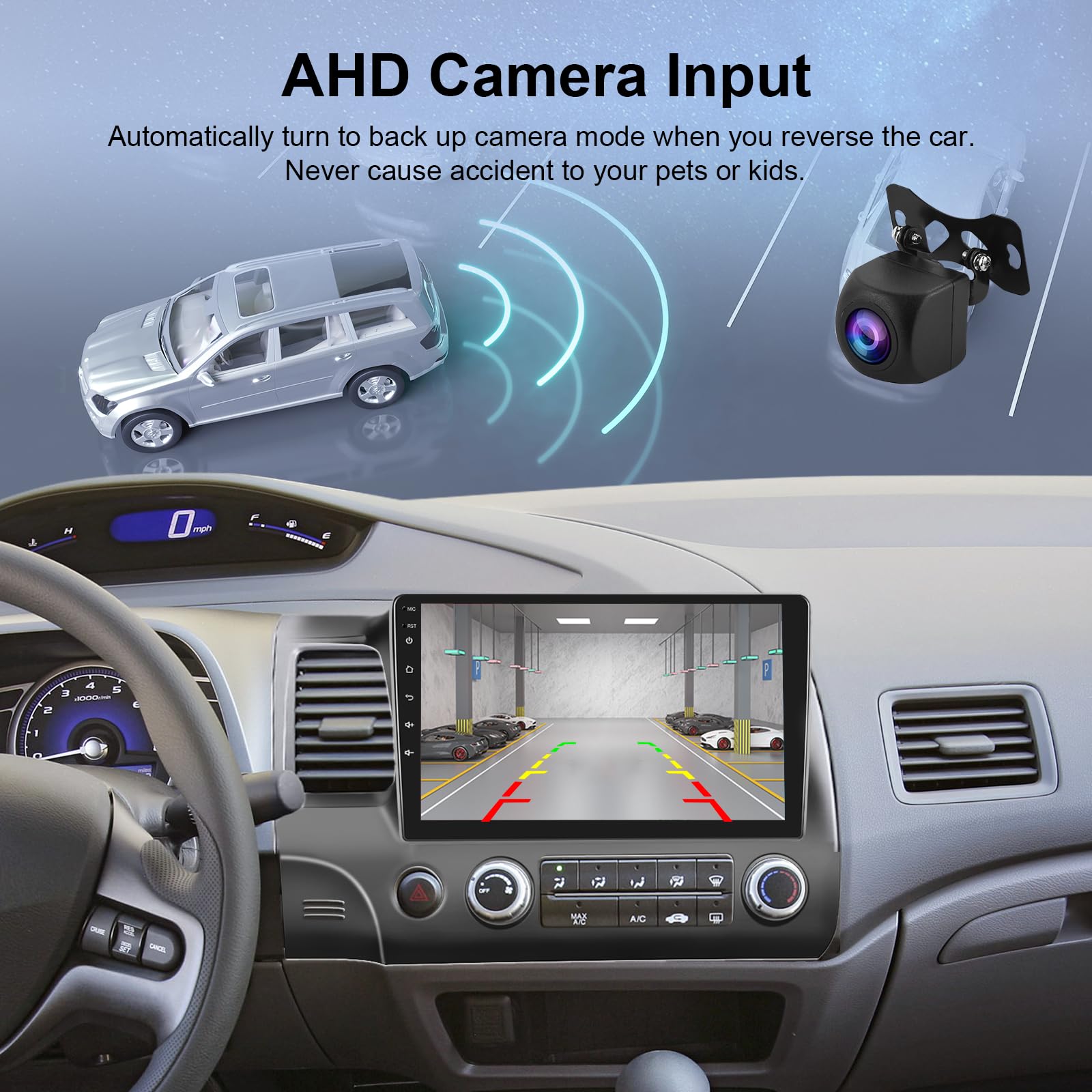 Android 13 Car Radio For Honda Civic 2006 2011 Rimoody 10.1 Inch Touch Screen Car Stereo With Gps Navigation Bluetooth Wifi Mirr