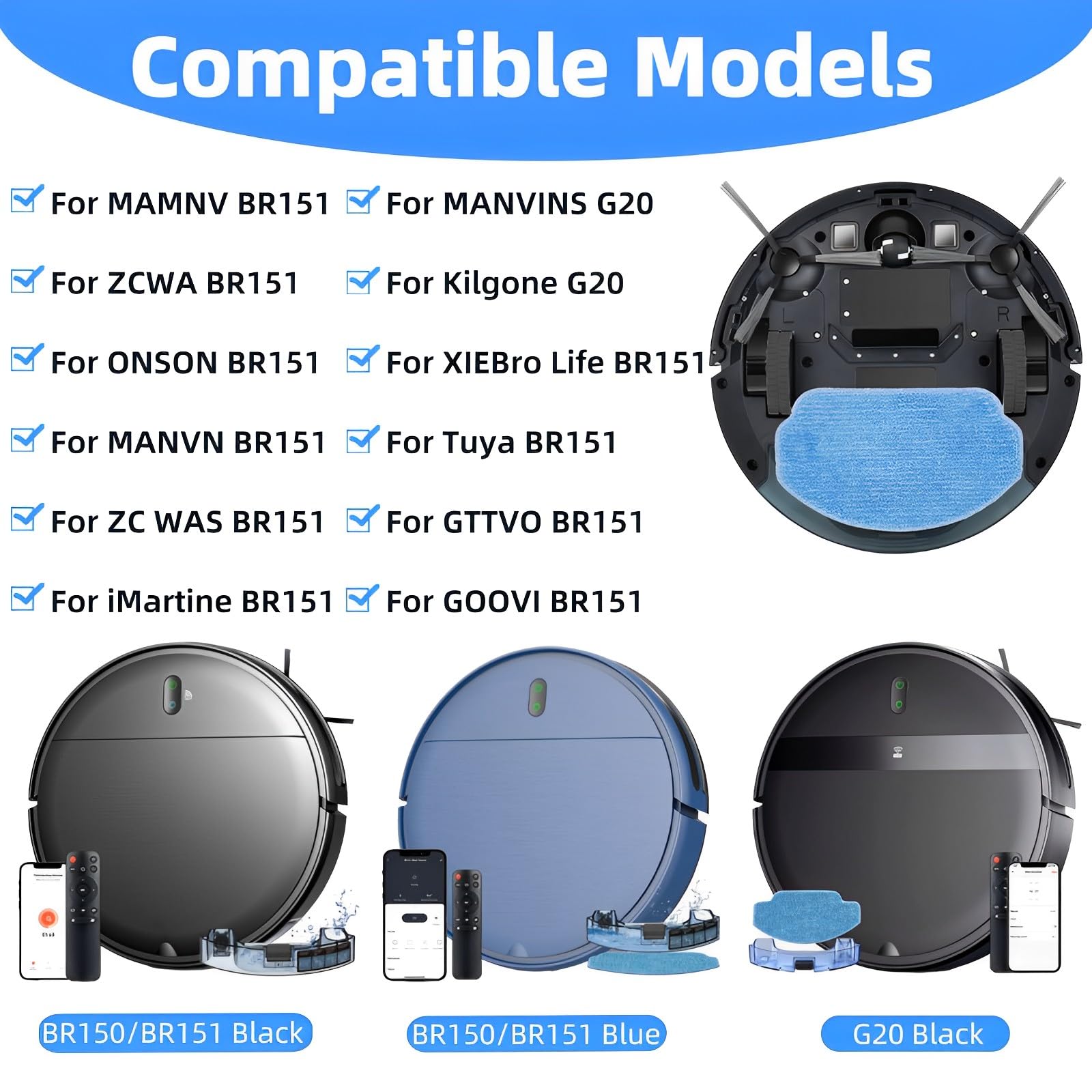 Replacement Parts For Mamnv Br151, For Zcwa Br151, For Manvins G20, For Kilgone G20, For Onson Br151, For Manvn Br151, For Zc Wa