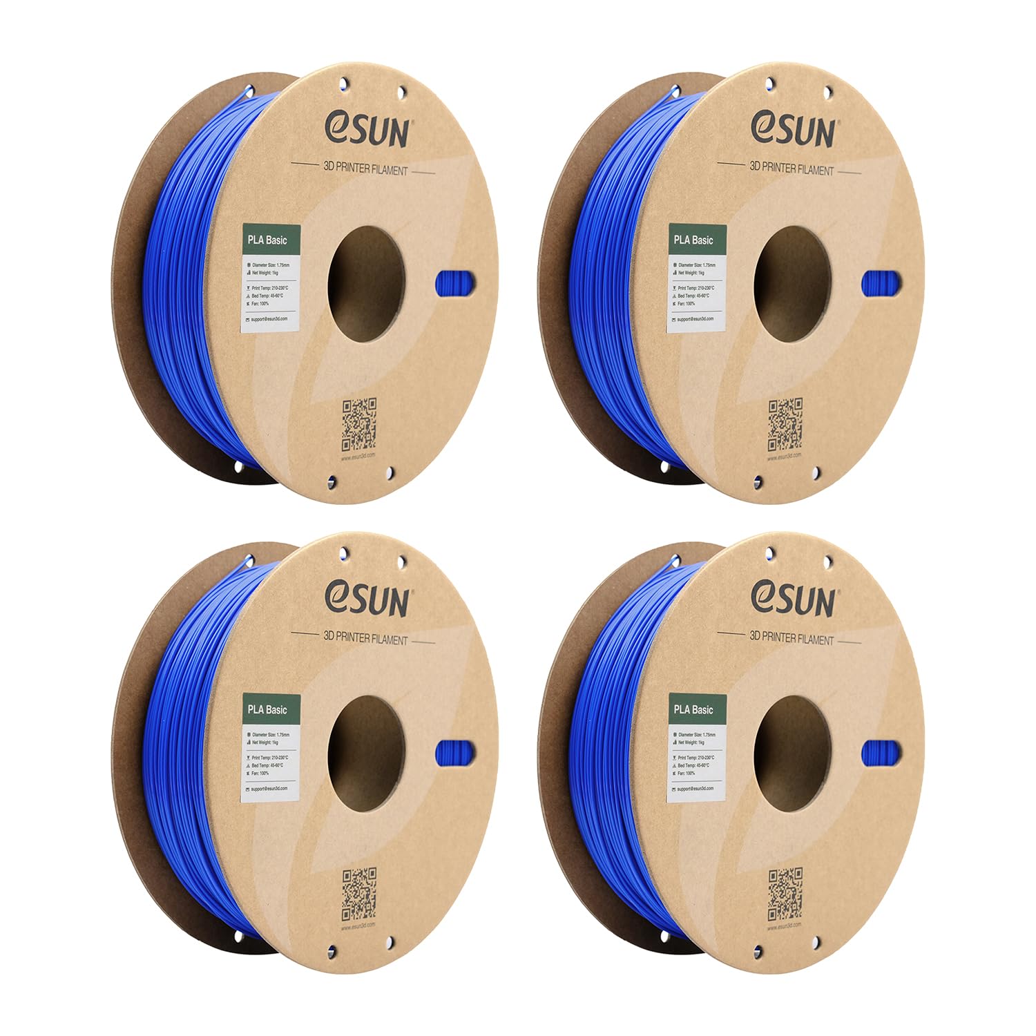 eSUN PLA Basic Filament 1.75mm, 1KG Spool (2.2 LBS) High Speed Printing 3D Printer PLA Filament,Designed for Fast Printing, Blue