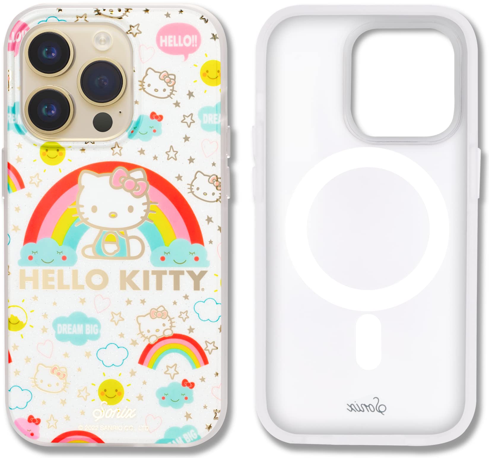 Sonix X Sanrio Case For Iphone 14 Pro | Compatible With Magsafe | 10Ft Drop Tested | Cosmic Hello Kitty