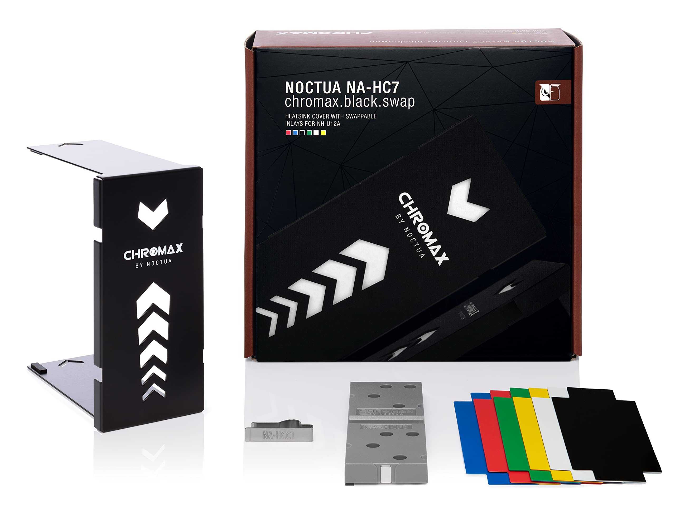 Noctua Na Hc7 Chromax.Black.Swap, Heatsink Cover For Nh U12A (Black)