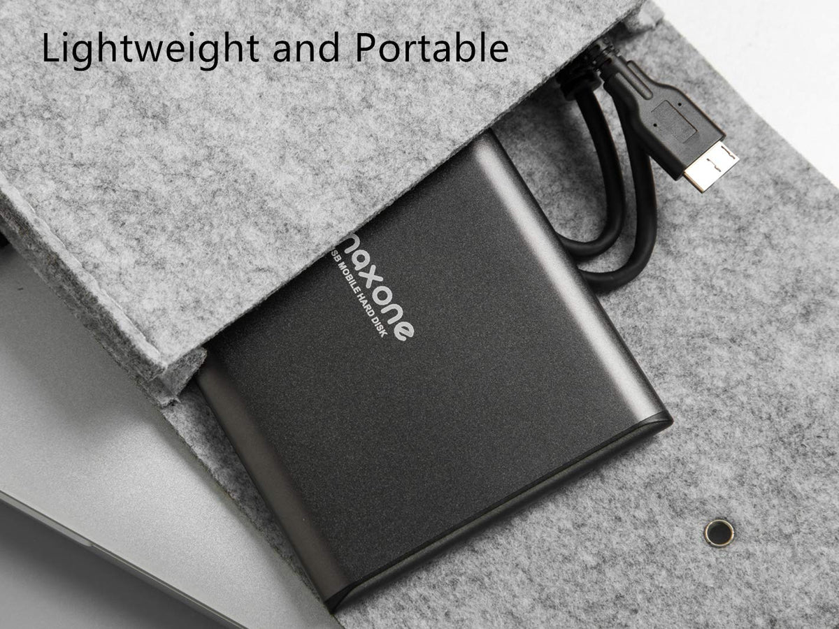 Maxone Portable External Hard Drive 1TB Charcoal Grey USB 3.0 ...