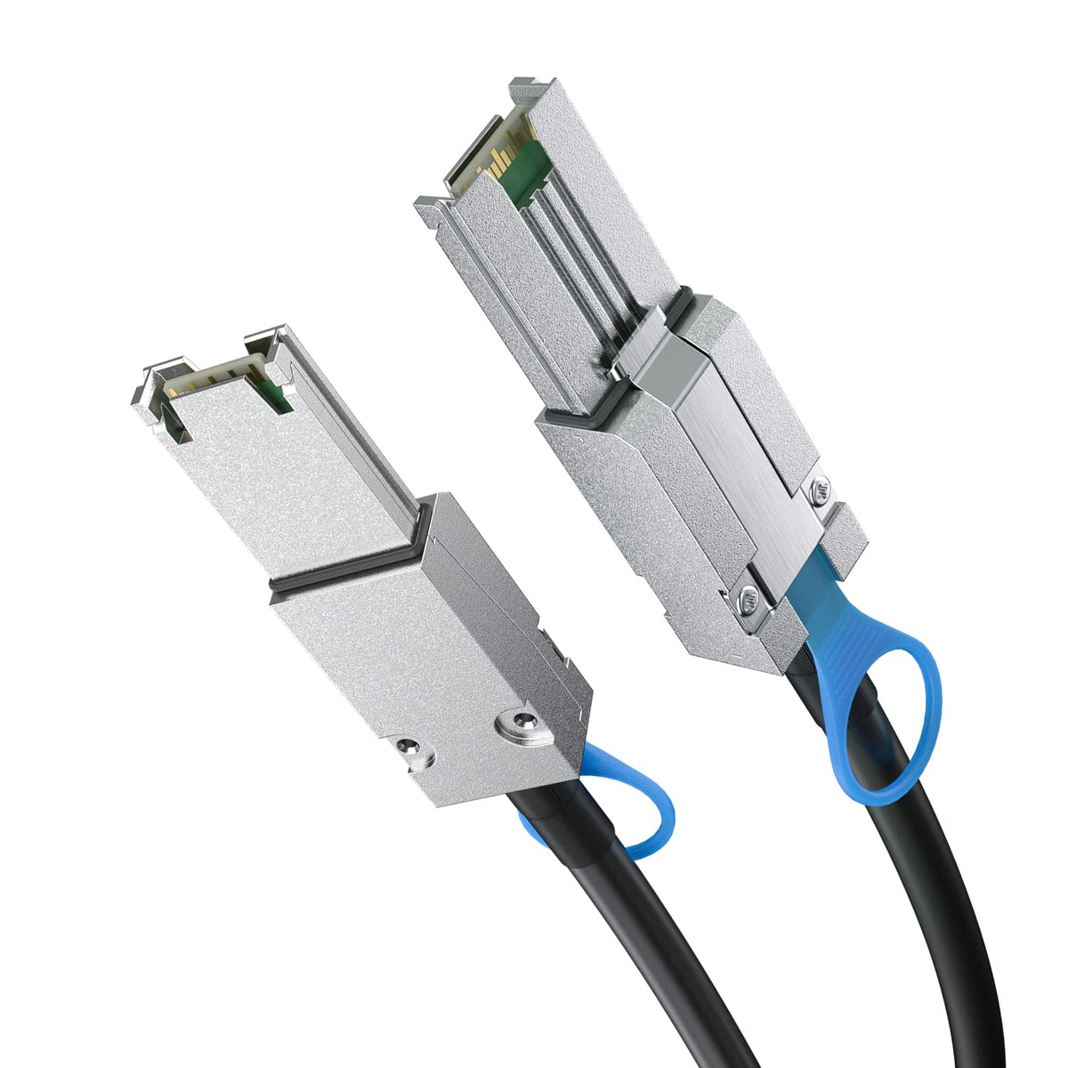 H!Fiber.Com 6G External Mini Sas Sff 8088 To Sff 8088 Cable, 6Gbps External Cable Attached Scsi, 26Pin, 100 Ohm Impedance, 2 Met