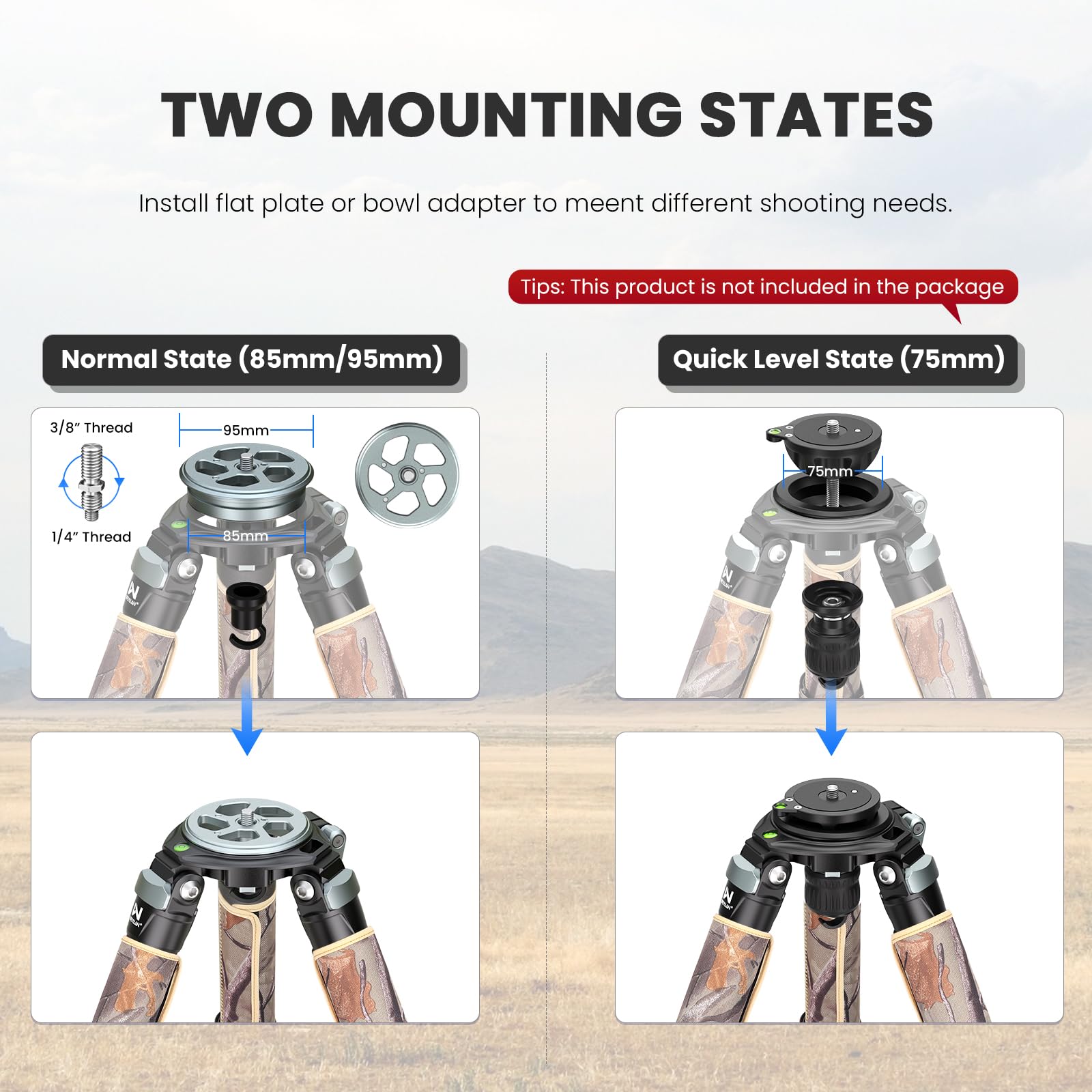 Carbon Fiber Tripod For Camera, Weyllan Lx9G Heavy Duty Camera Tripod, Bowl Tripod With 40Mm Leg Camouflage Sleeve 10 Layer Carb