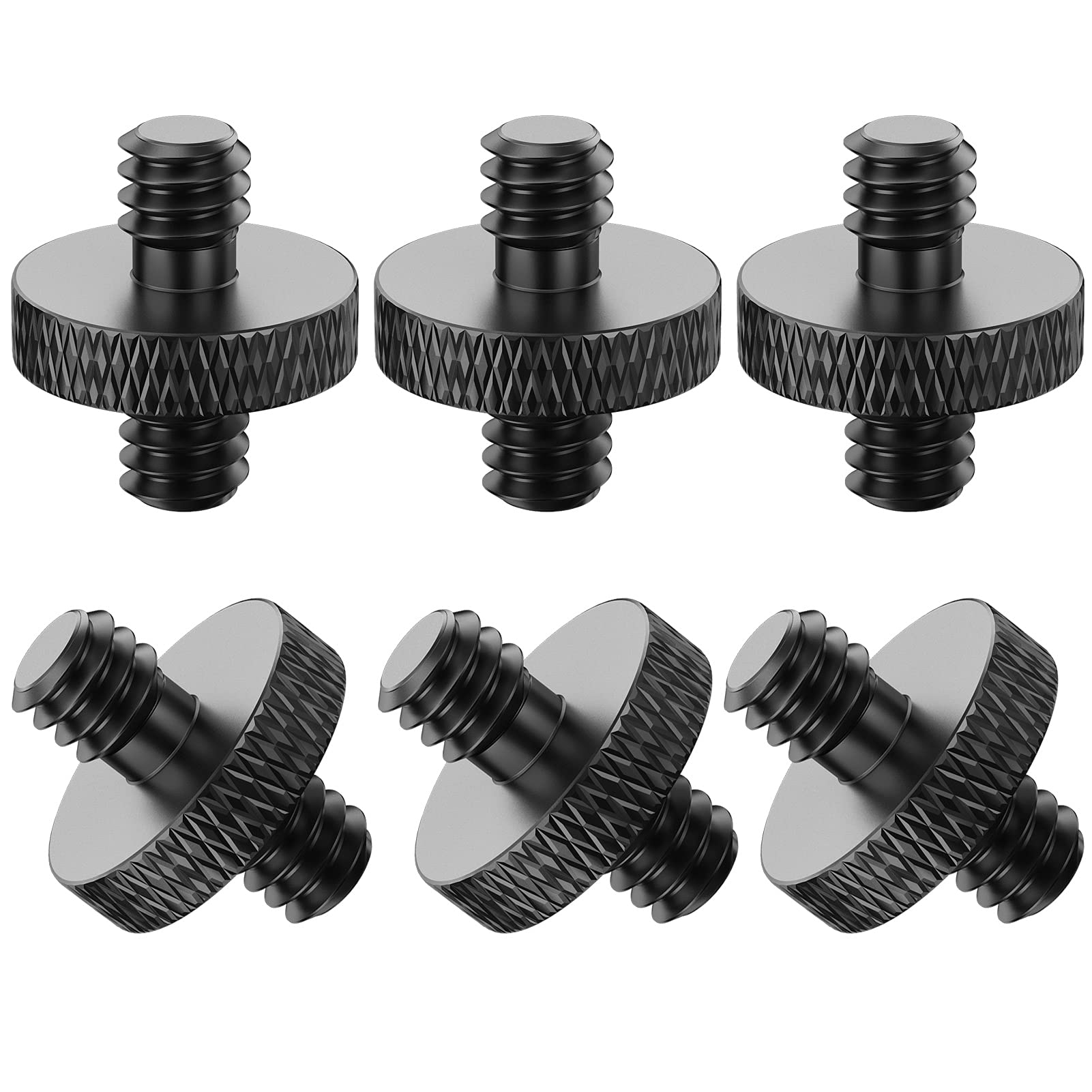 Rigych Threaded Tripod Screw Adapter 1/4 Male To 1/4 Male Camera Mount Screw For Camera Cage Camera Shoulder Mount Dslr Mic Stan