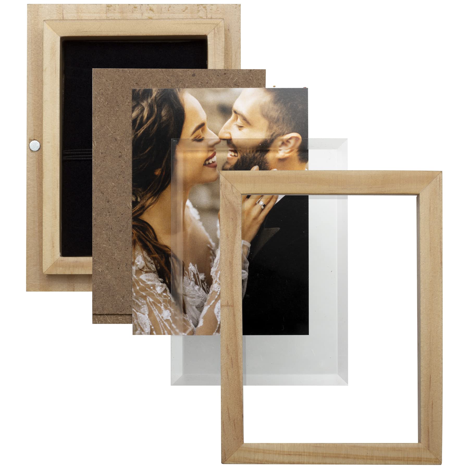 Wood Elite Flash Drive Box With Photo