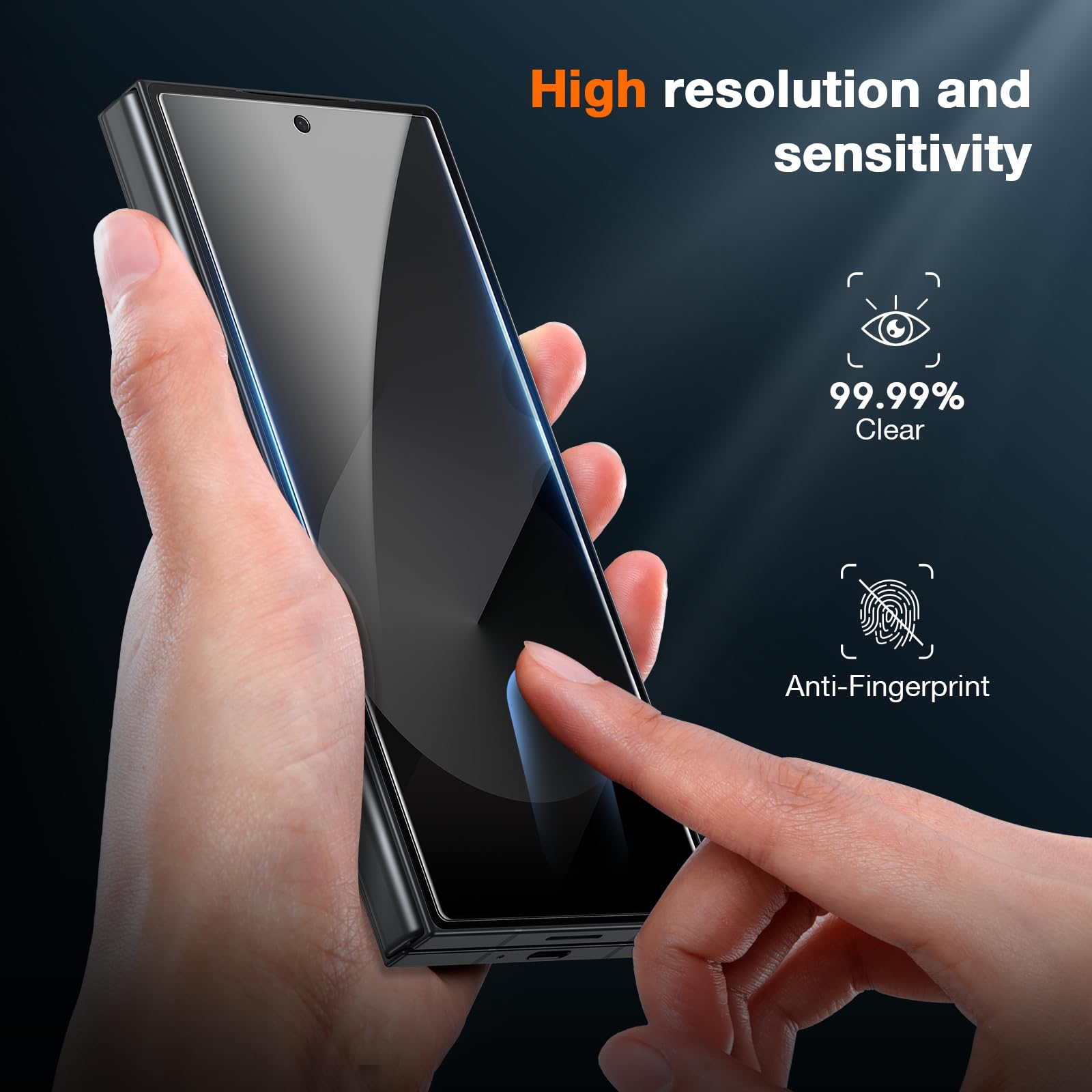 Lk 2 Pack For Samsung Galaxy Z Fold 6 Screen Protector+ 2 Pack Camera Lens Protector, Hd Clear Tempered Glass Screen Protector F