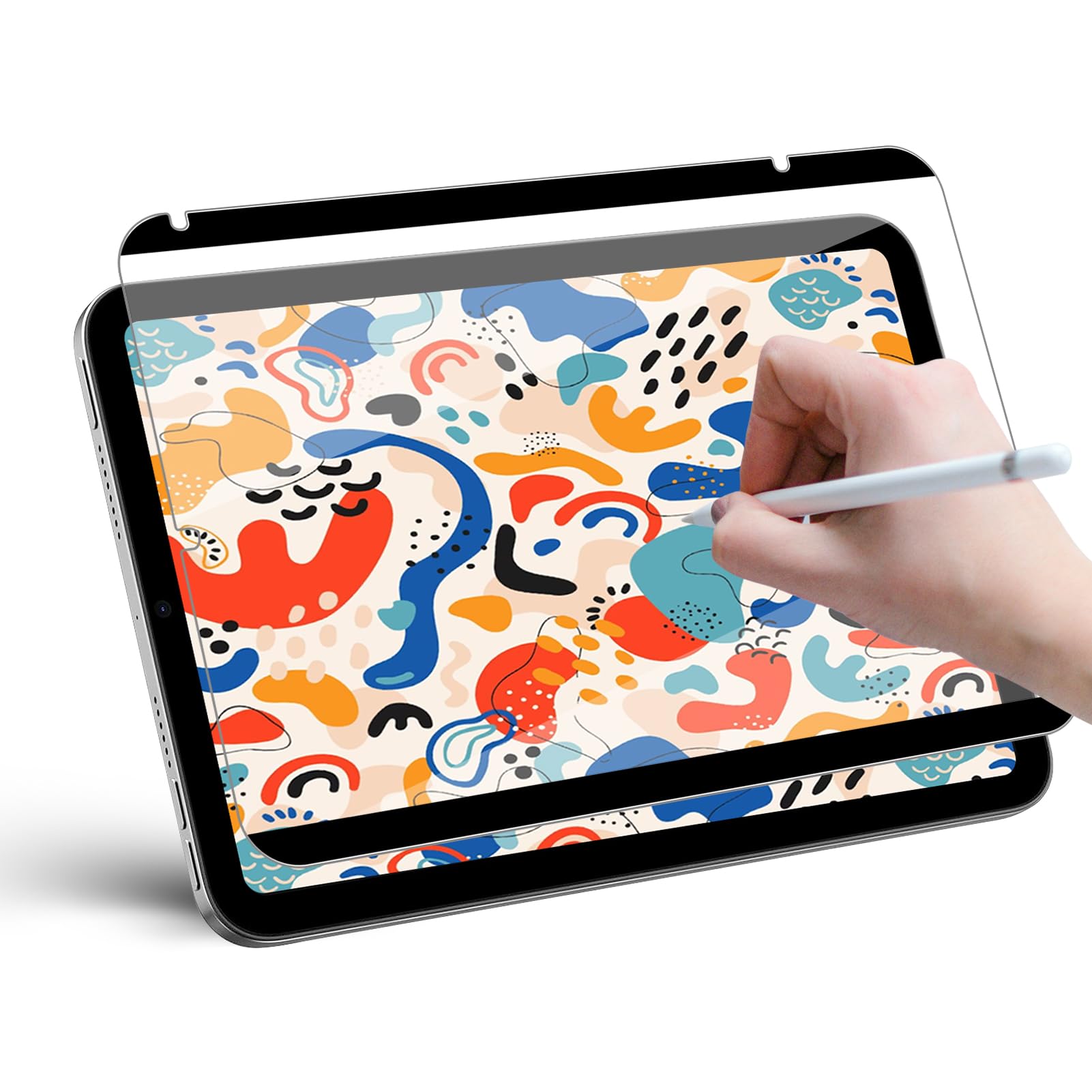 Softamm Paperfeel Magnetic Screen Protector For Ipad Mini 6 (2021) 8.3 Inch, Matte Pet Film For Drawing & Writing Feel Like On P