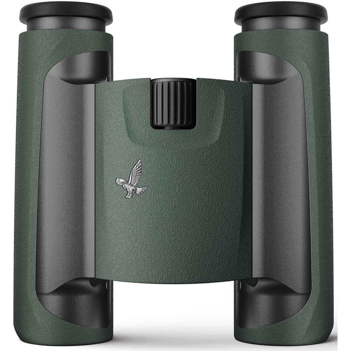 Swarovski Optik 10X25 Cl Pocket Binoculars With Twist In Eyecups And Large Field Of View (Green, Mountain Field Bag)
