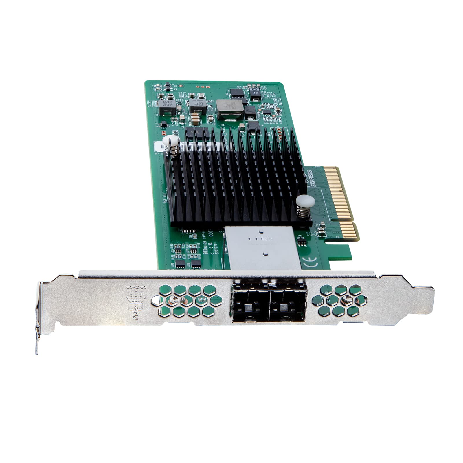 12G External Pcie Controller Card, Sas/Sata Hba Card, Broadcom'S Sas 3008 Chip, Pci Express 3.0 X8, 2X Mini Sas Sff 8644 Ports,S