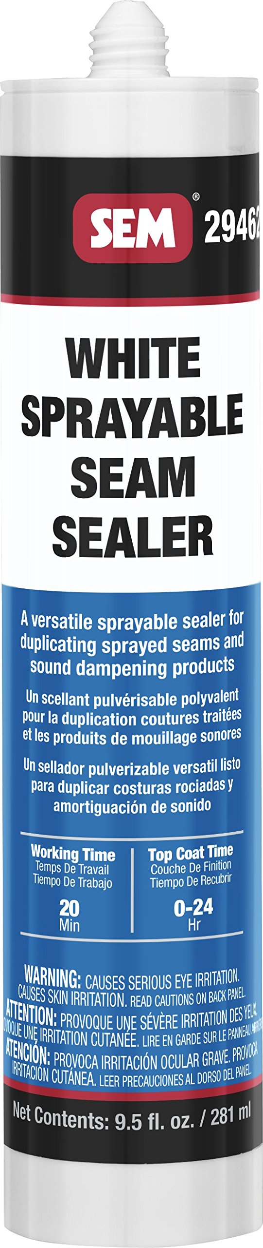 Sprayable 1K Seam Sealer - White,WBAUVB00SZAD3BK