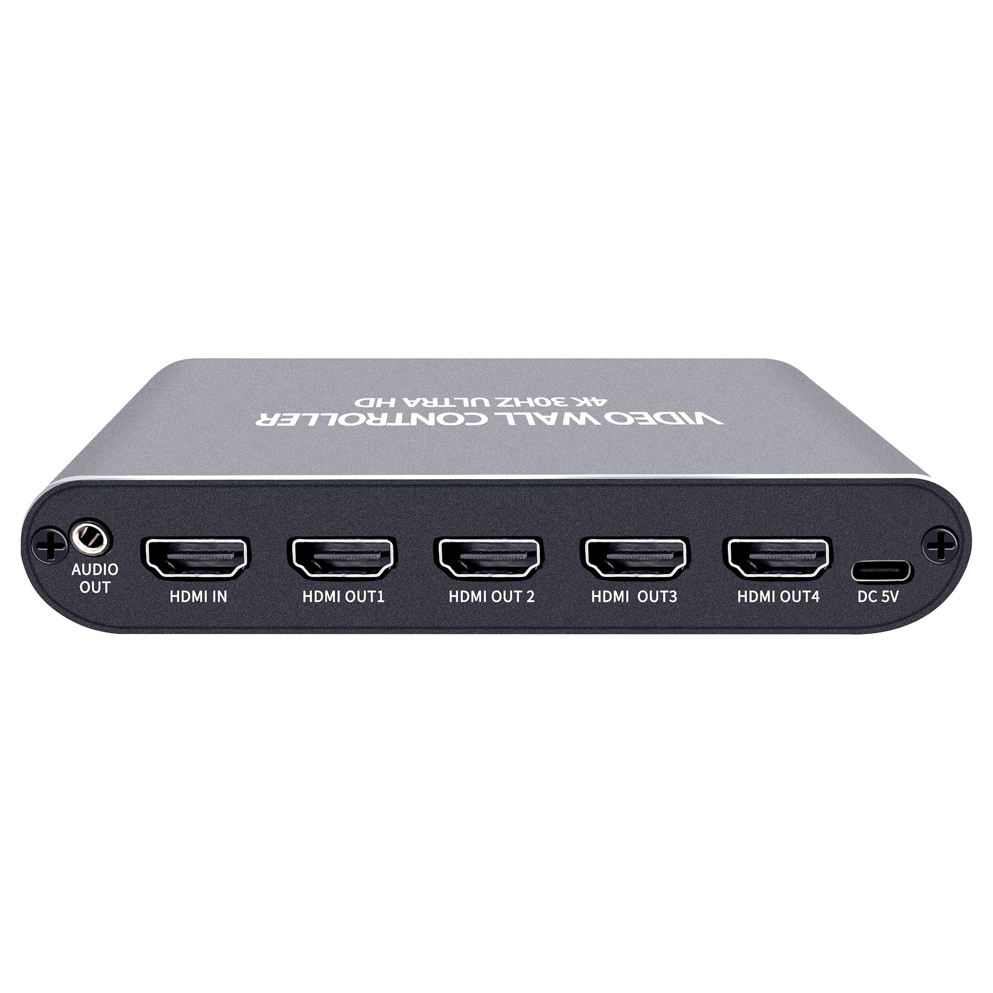 Video Wall Controller 2X2 4K Uhd Tv Wall Controller 1X2 2X1 1X3 3X1 1X4 4X1 Support 4K30 Hdmi Input For Max 4 Tv Splicing Display